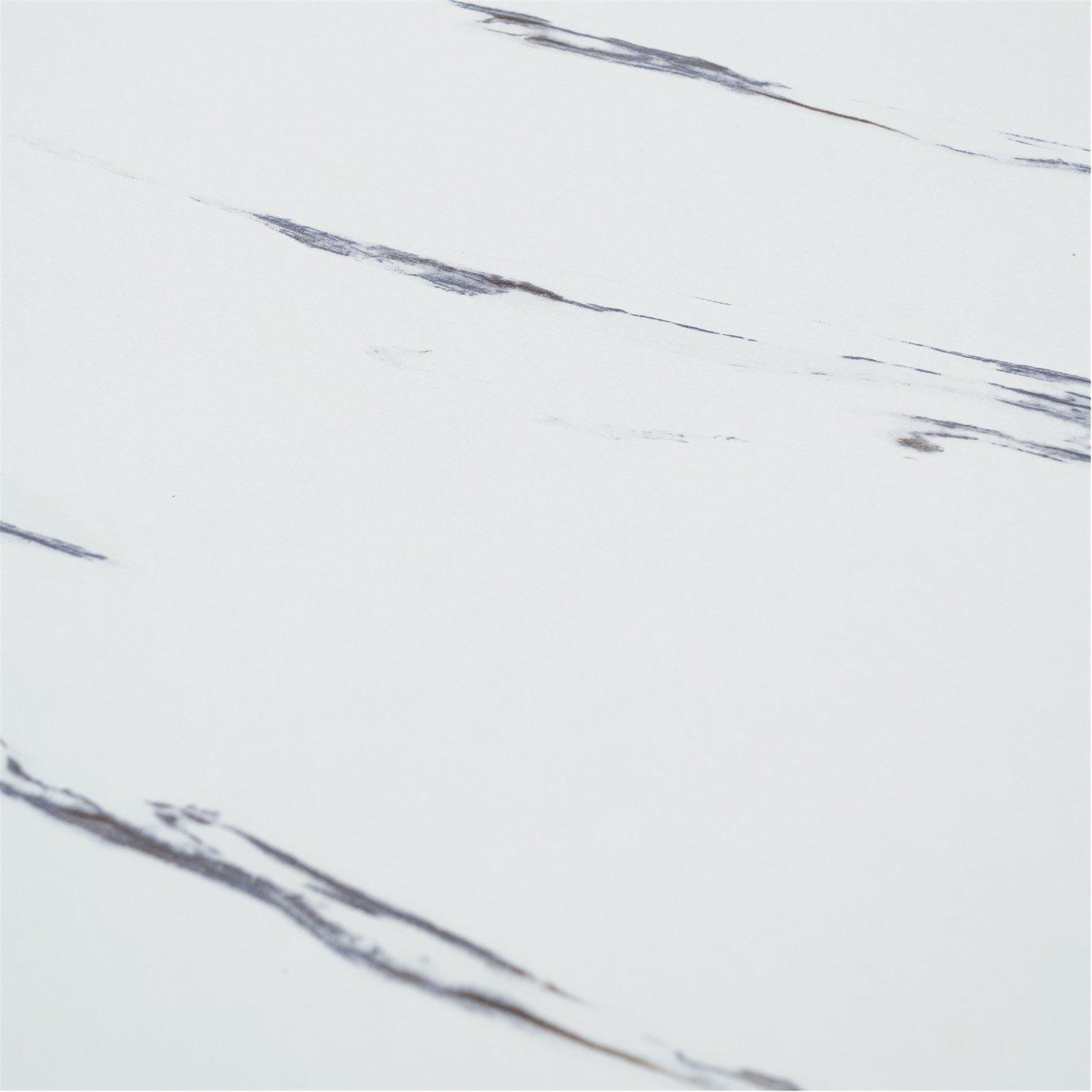 White - Urban Meuble - Extendable Marble Side Table - 9