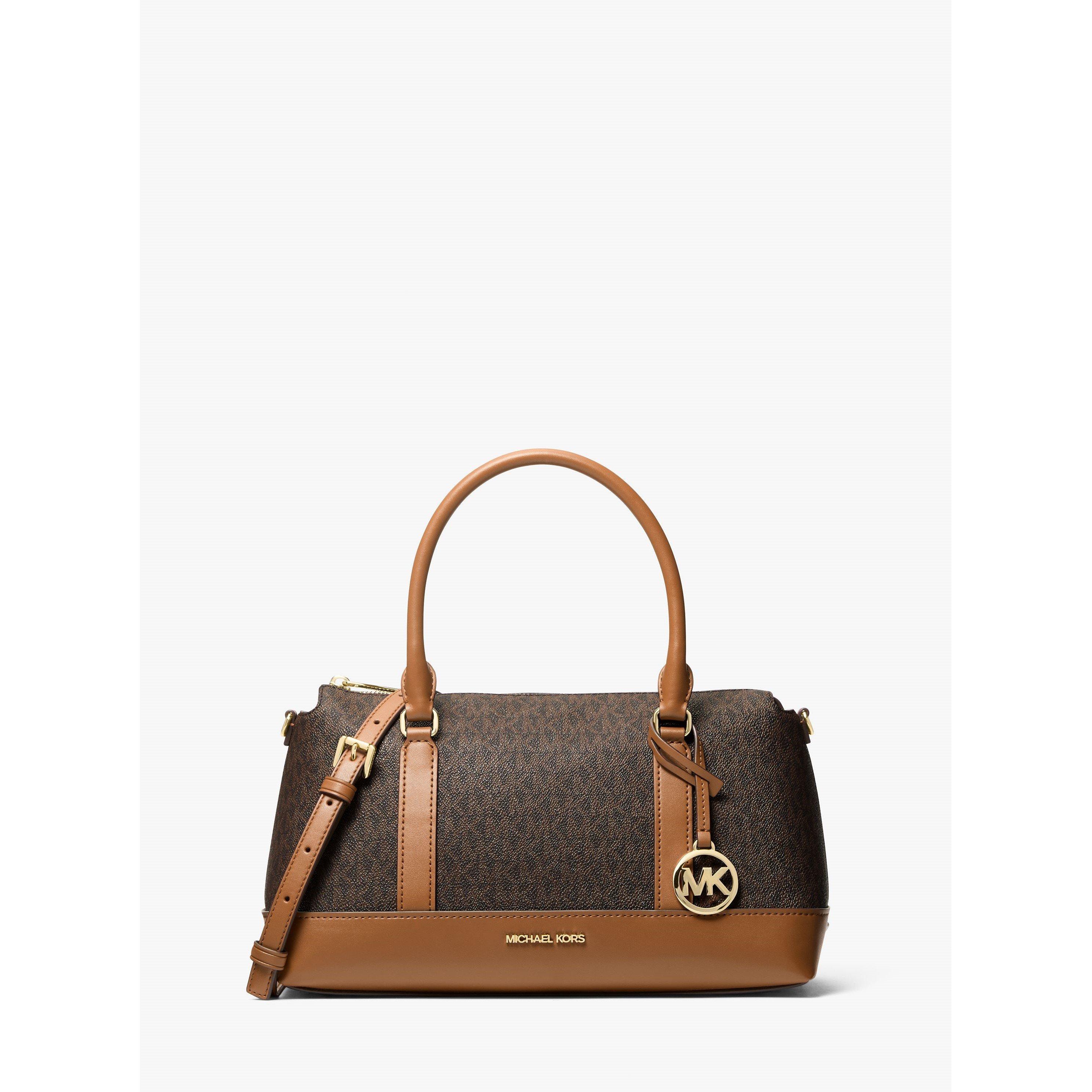 MICHAEL Michael Kors Women's Satchel Bag - BRN/ACORN