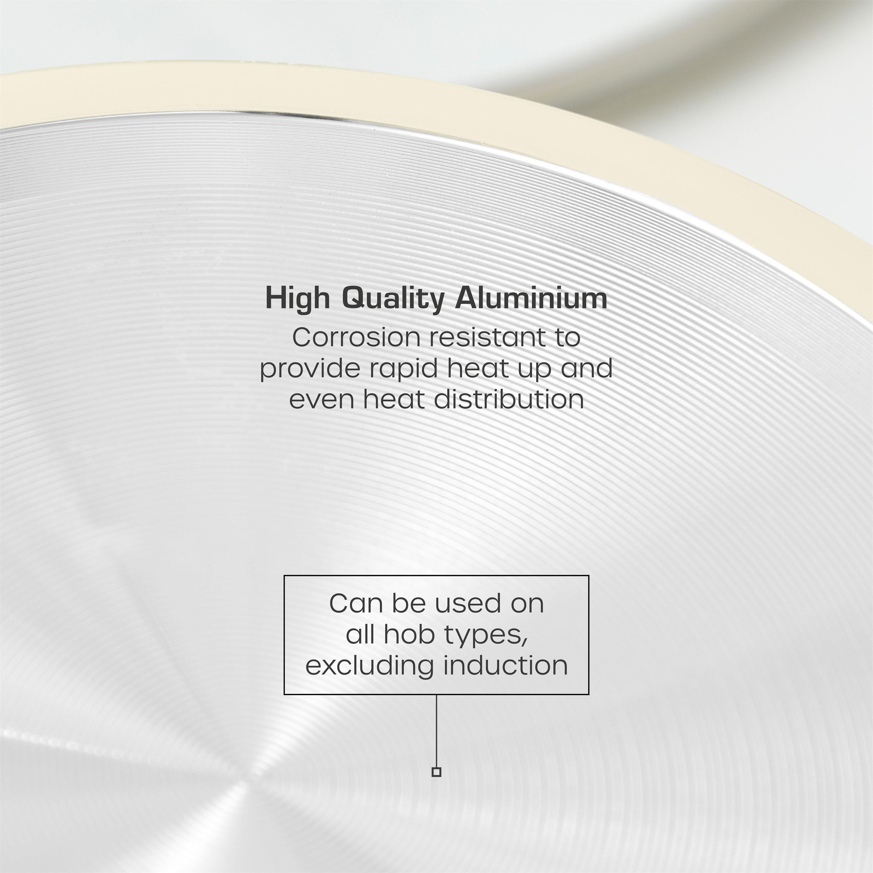 Cream - Swan - Townhouse 3 Piece Saucepan Set Cream - 3