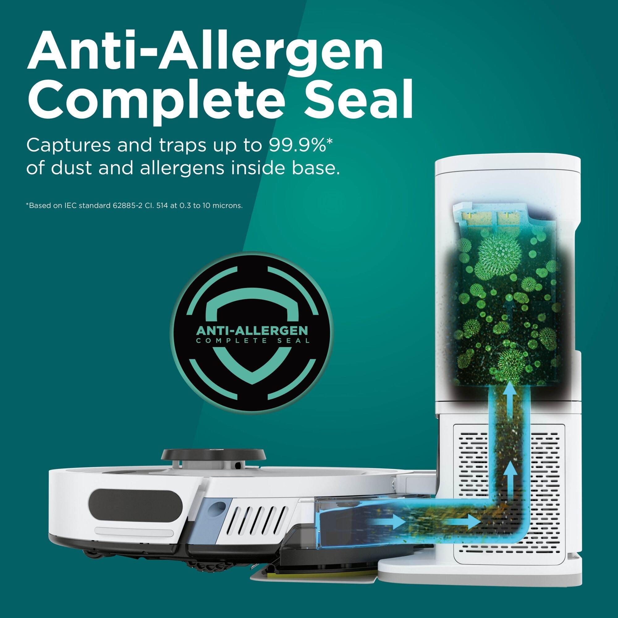 White - Shark - Matrix Plus 2-in-1 Self-Empty Robot Vacuum & Mop - 15