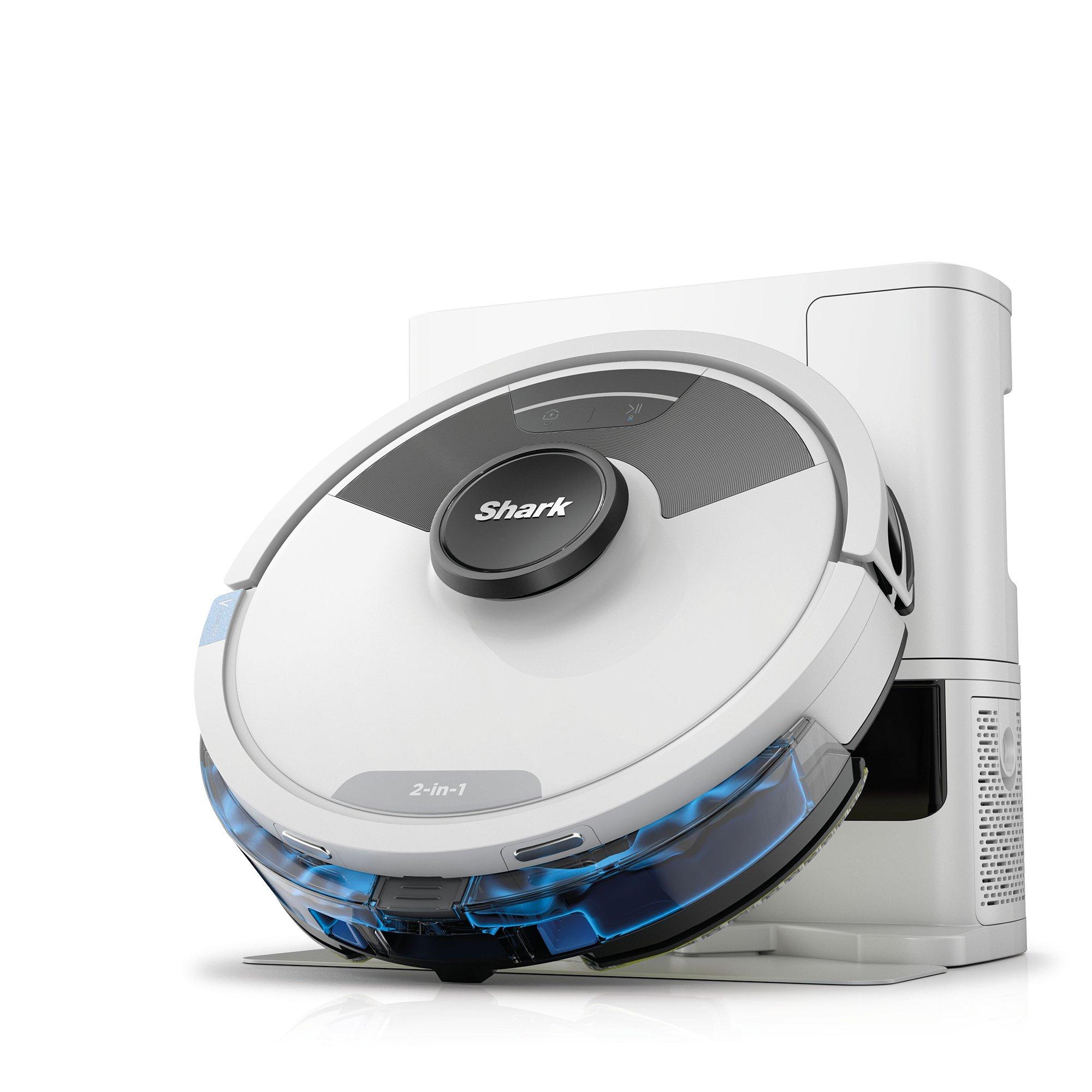 White - Shark - Matrix Plus 2-in-1 Self-Empty Robot Vacuum & Mop - 3