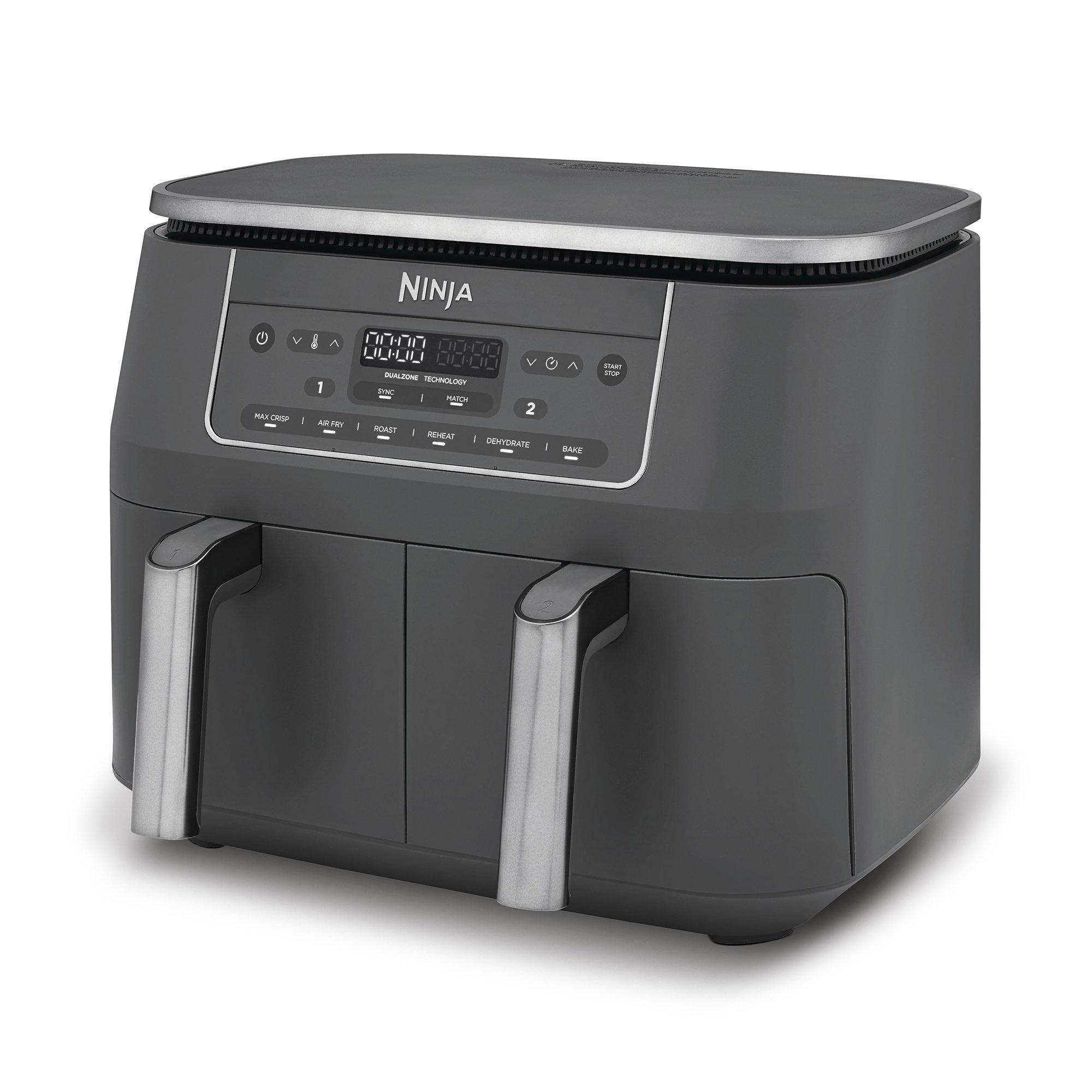 Gun Metal Grey - Ninja - 6-in-1 Dual Zone Air Fryer 7.6L DZ300UK - 2