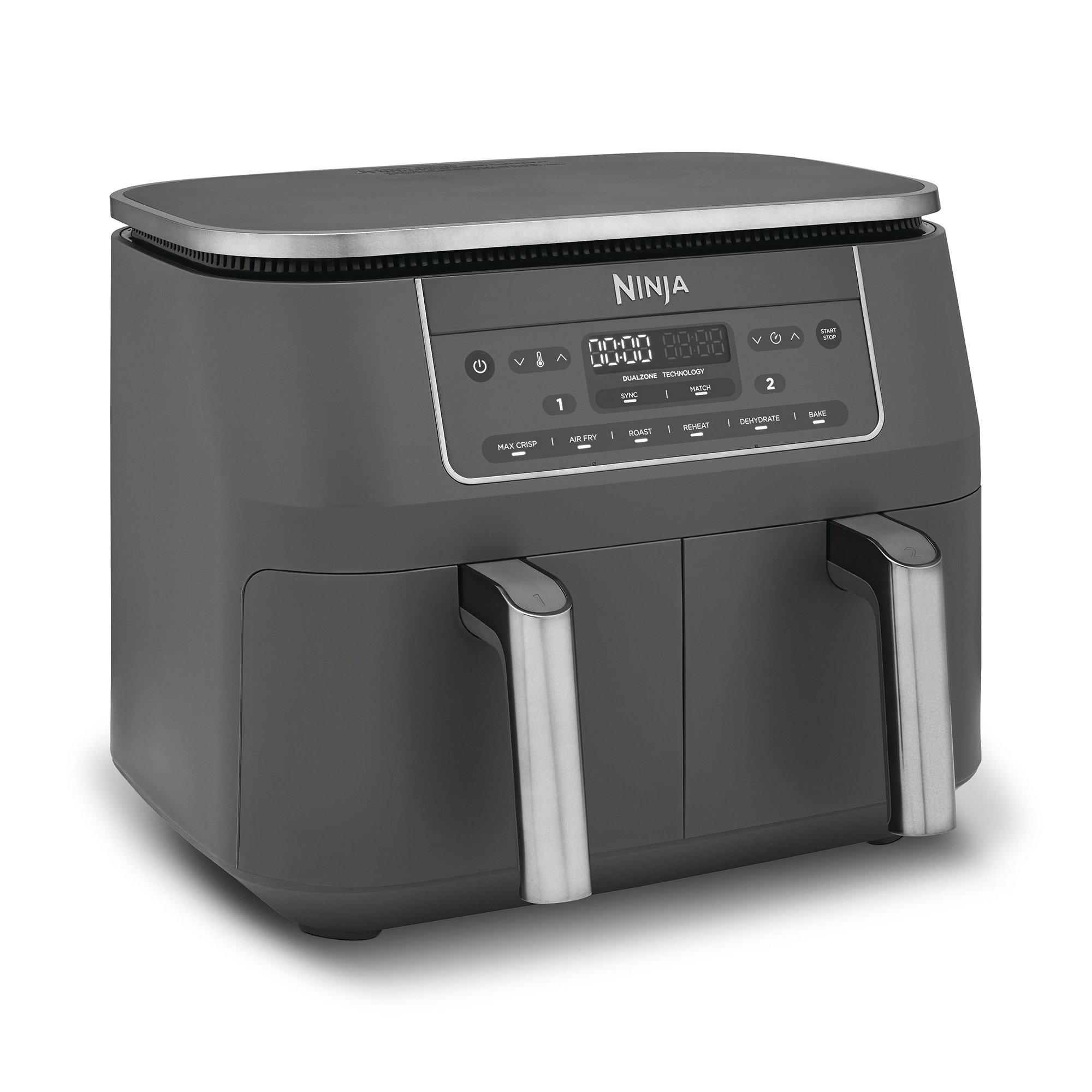 Gun Metal Grey - Ninja - 6-in-1 Dual Zone Air Fryer 7.6L DZ300UK - 3