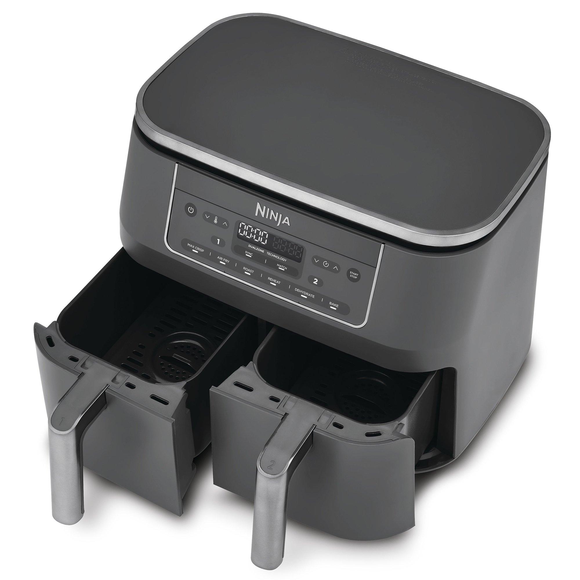 Gun Metal Grey - Ninja - 6-in-1 Dual Zone Air Fryer 7.6L DZ300UK - 4