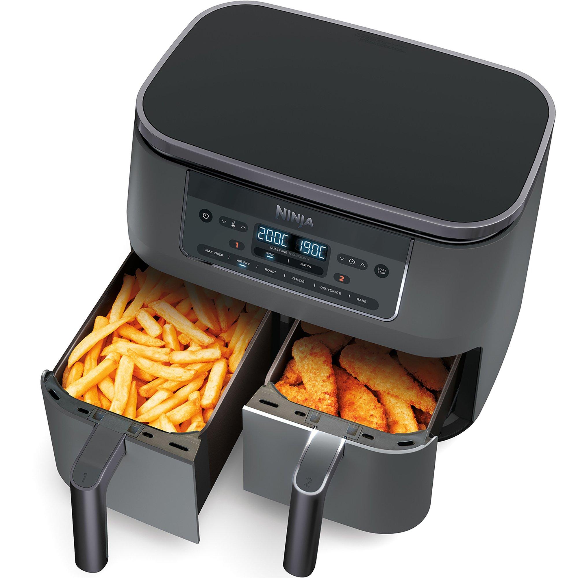 Gun Metal Grey - Ninja - 6-in-1 Dual Zone Air Fryer 7.6L DZ300UK - 5