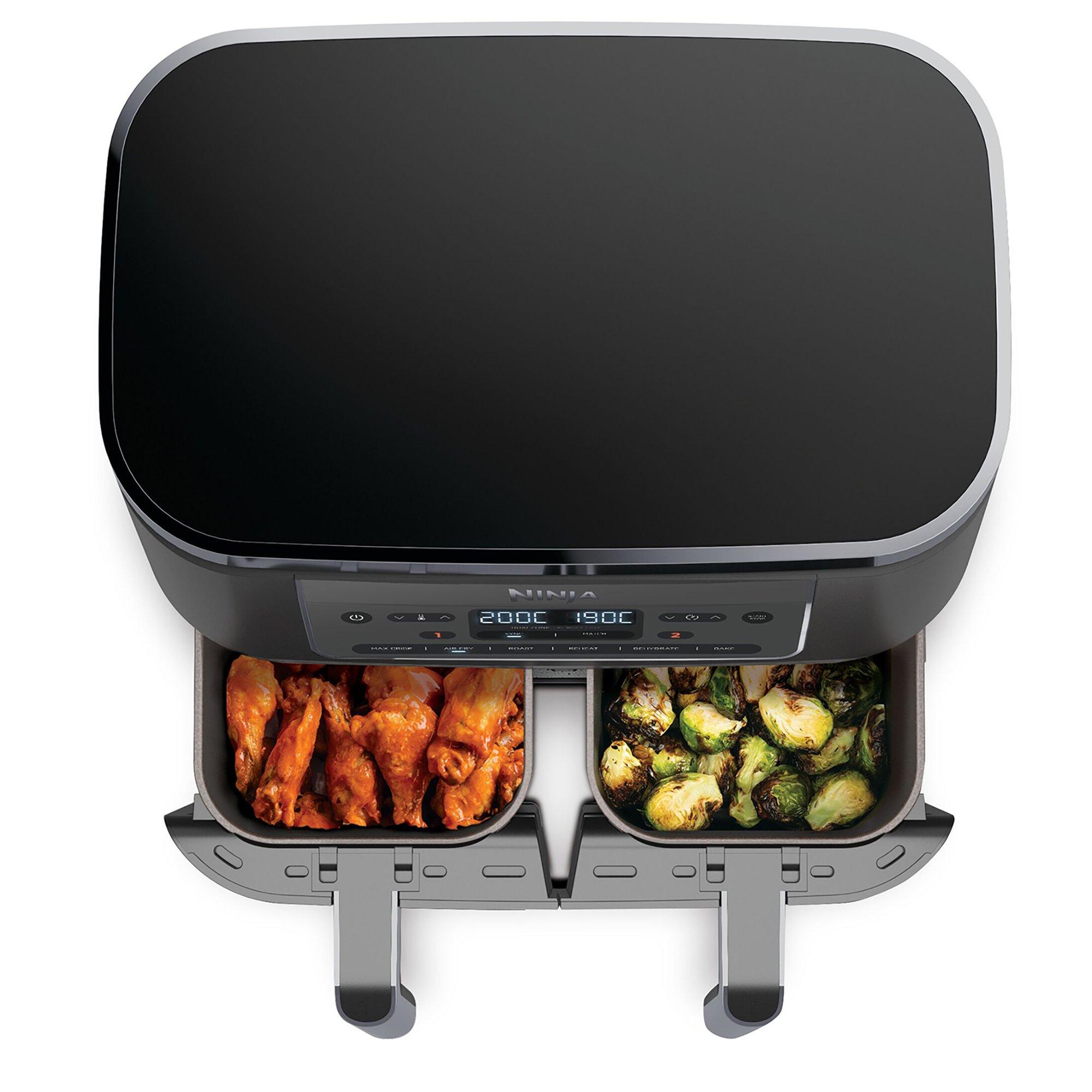 Gun Metal Grey - Ninja - 6-in-1 Dual Zone Air Fryer 7.6L DZ300UK - 7