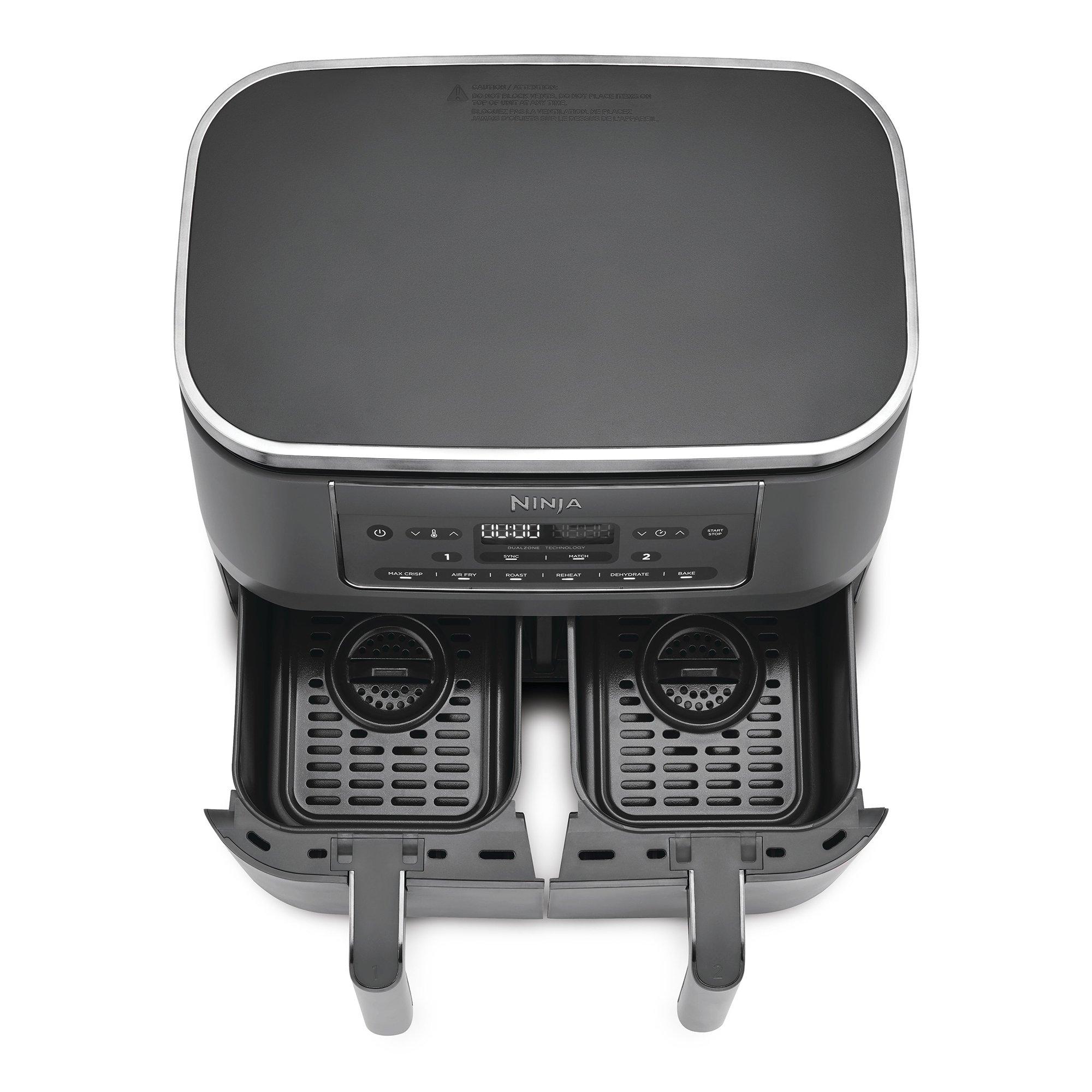 Gun Metal Grey - Ninja - 6-in-1 Dual Zone Air Fryer 7.6L DZ300UK - 8
