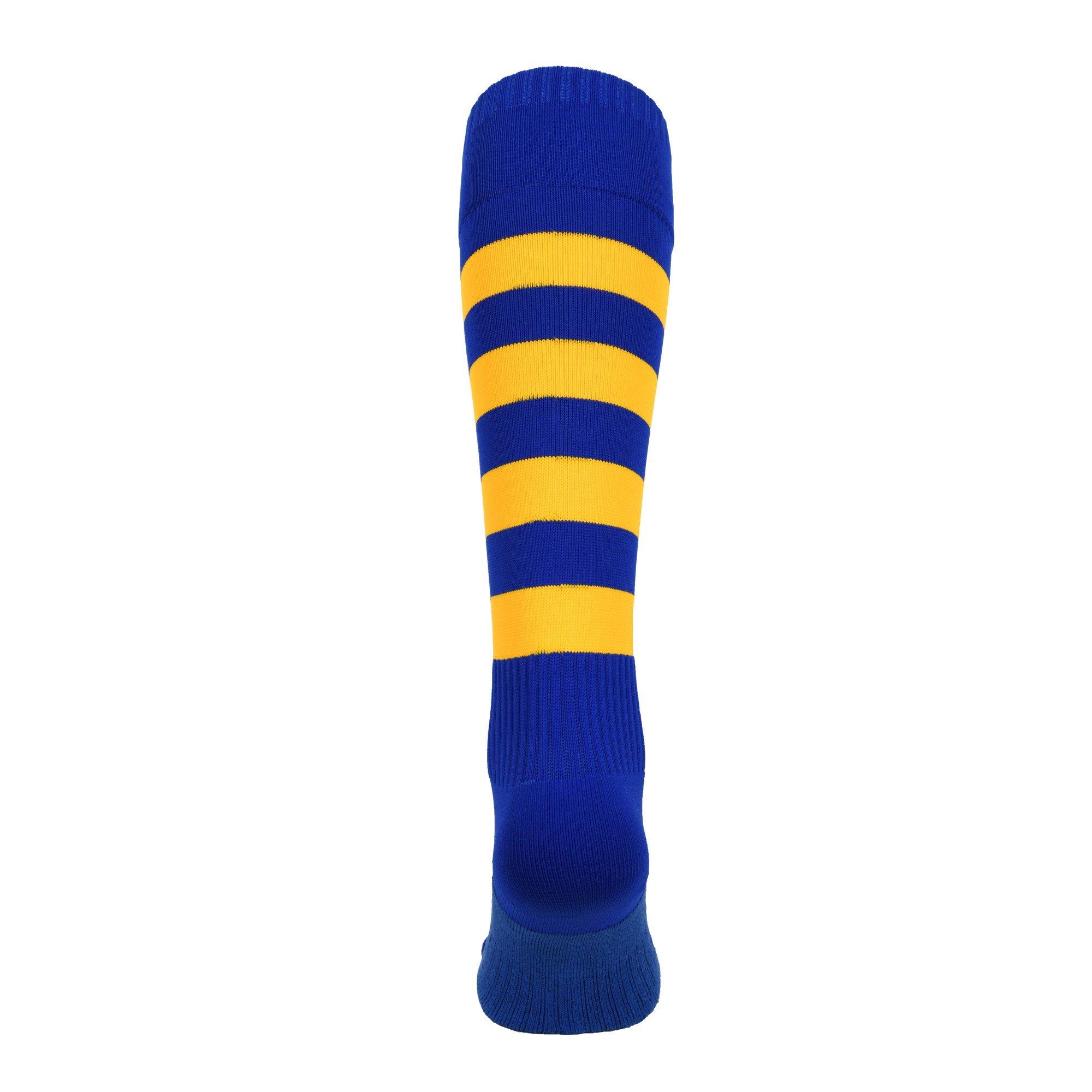 Royal/Gold - ATAK Sports - Hooped Socks Junior - 3