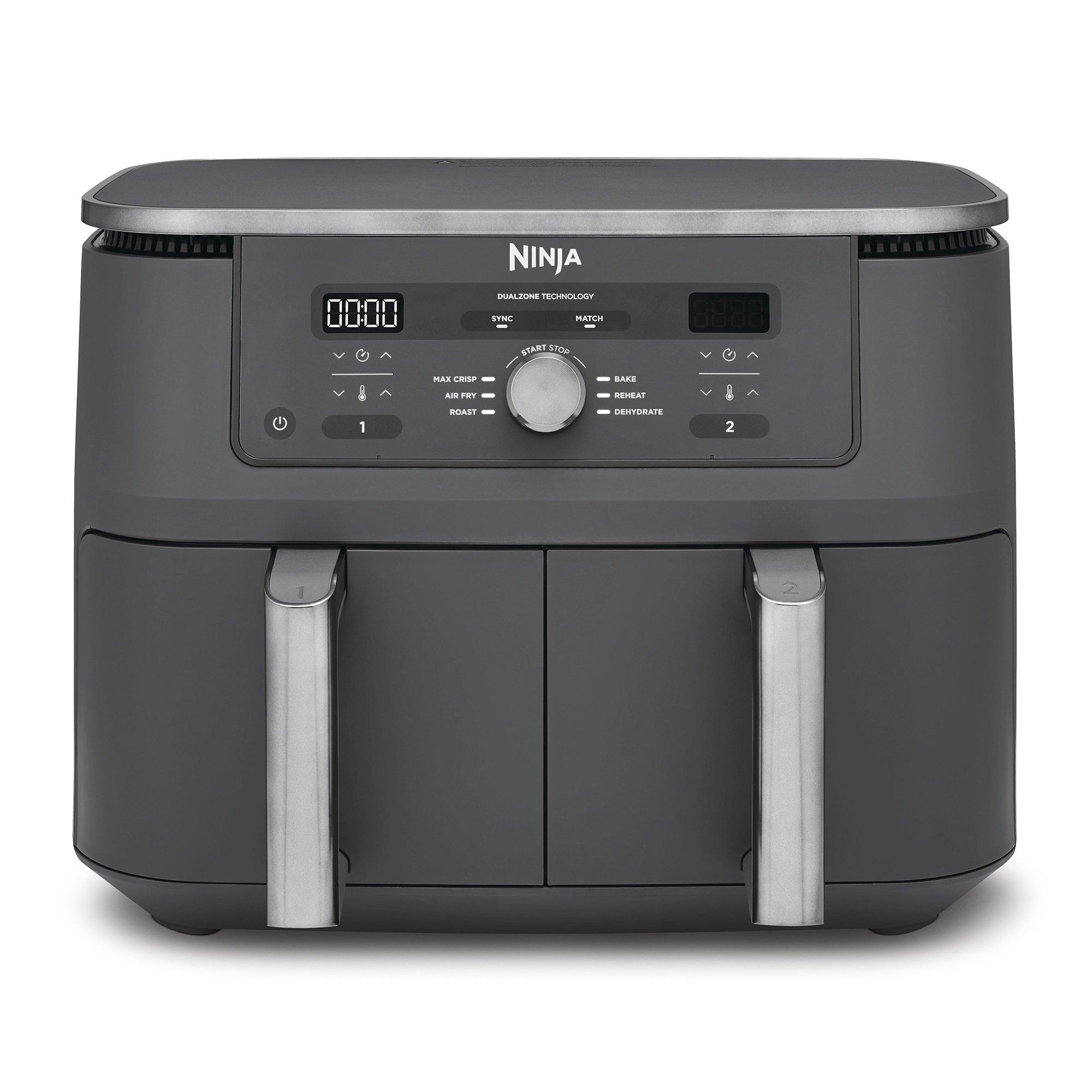 Gun Metal Grey - Ninja - MAX 6-in-1 Dual Zone Air Fryer 9.5L DZ400UK - 1