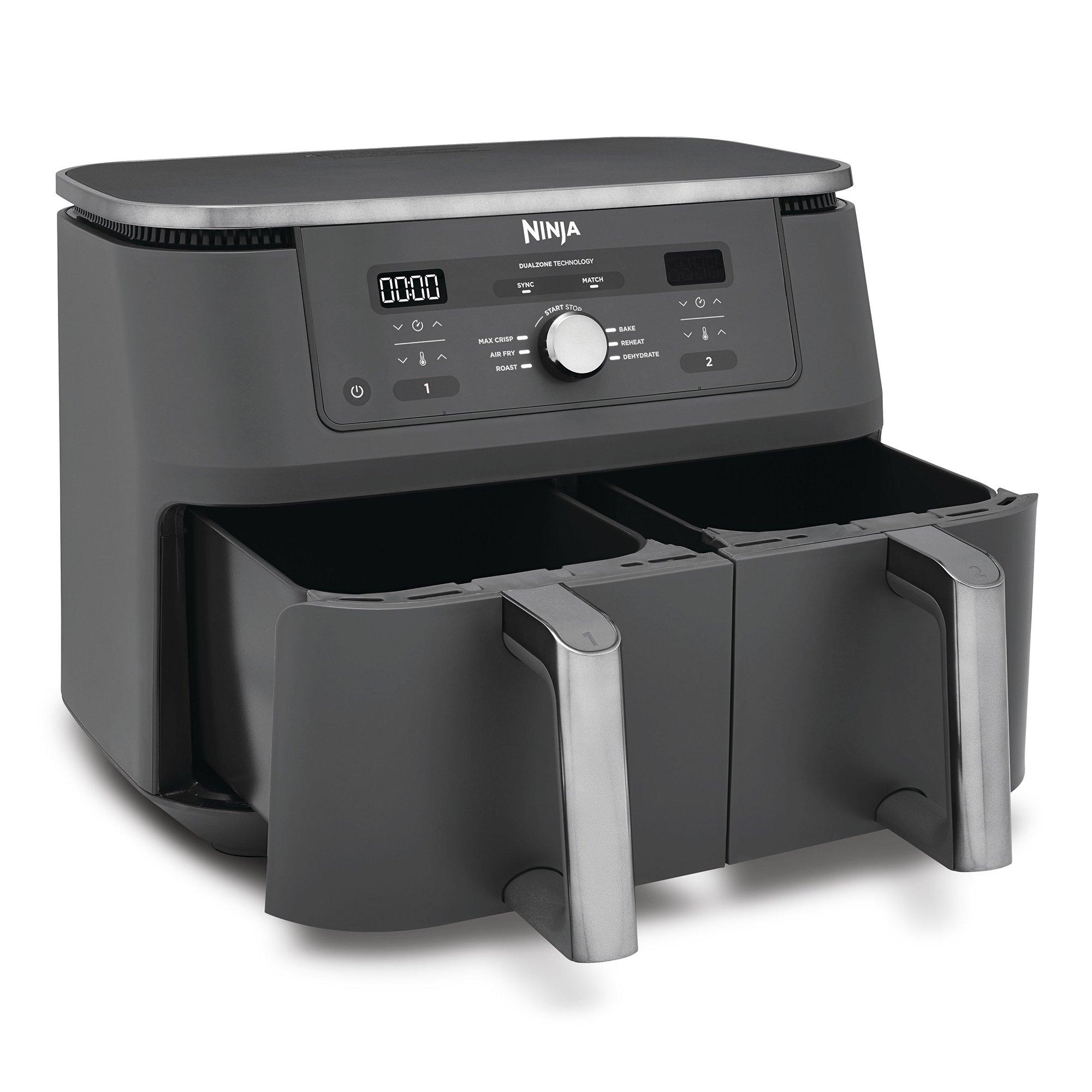 Gun Metal Grey - Ninja - MAX 6-in-1 Dual Zone Air Fryer 9.5L DZ400UK - 2