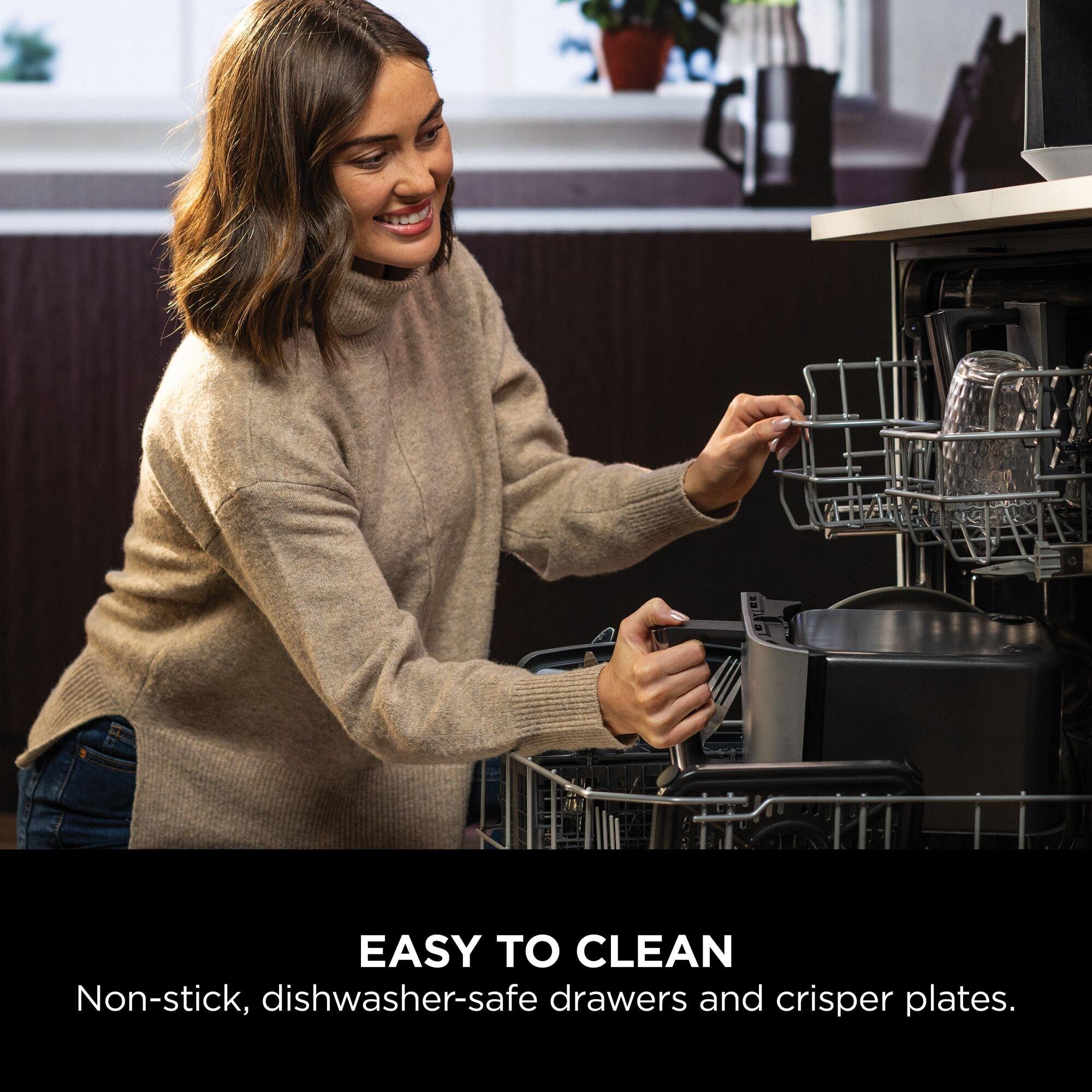 Gun Metal Grey - Ninja - MAX 6-in-1 Dual Zone Air Fryer 9.5L DZ400UK - 10