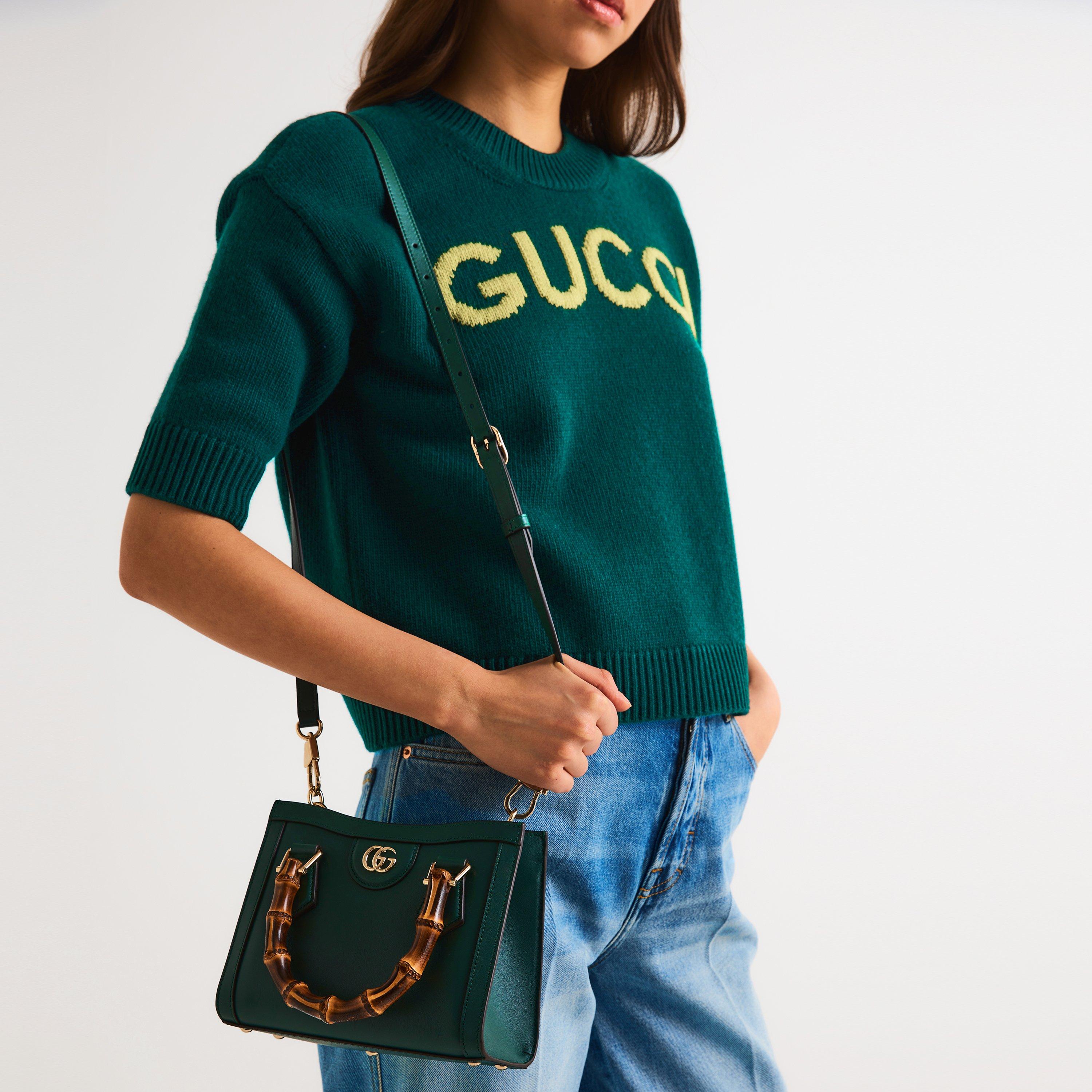 Green - Gucci - Women's Top Handle Bag - 3