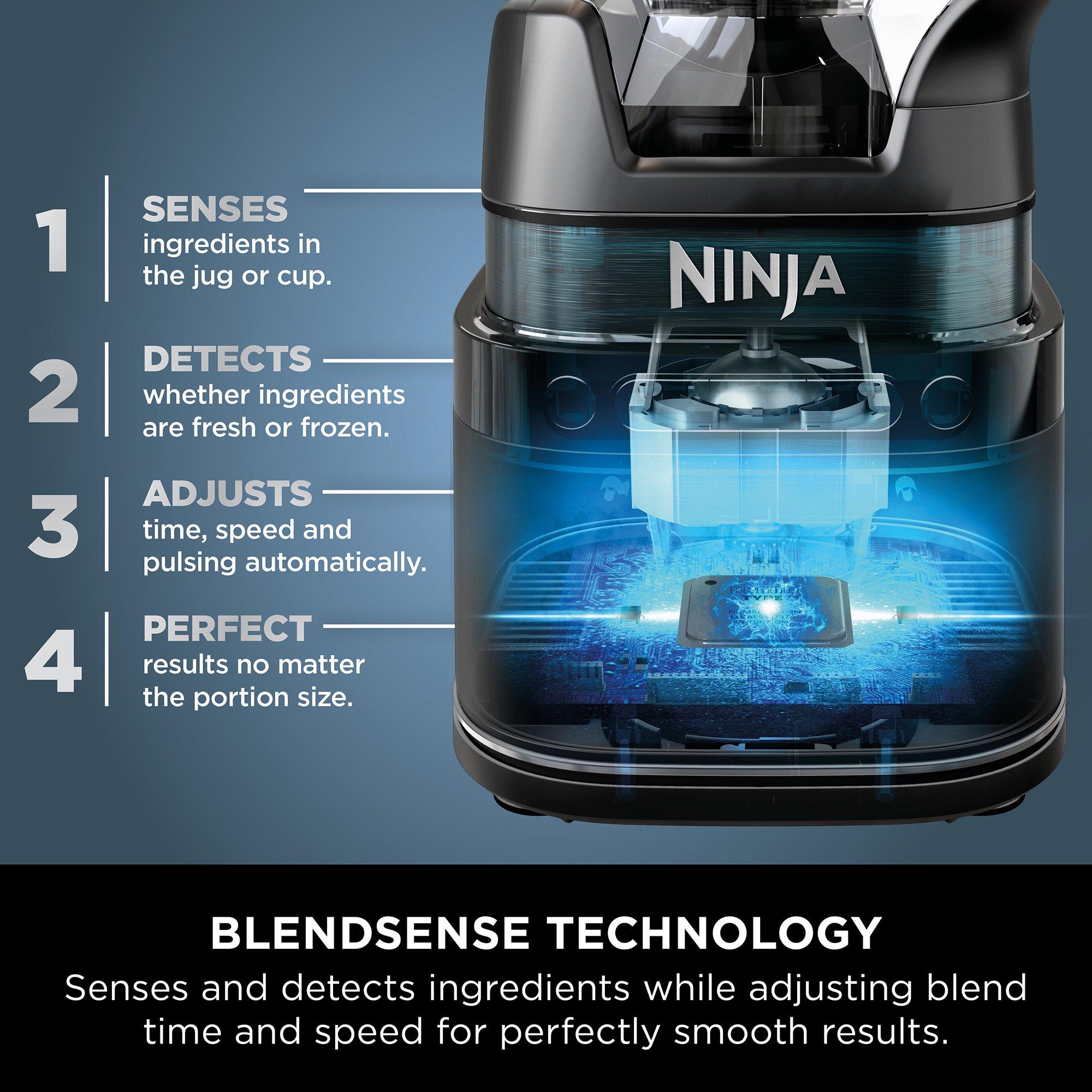 Black - Ninja - Detect Blender Processor Pro [TB401UK] - 8