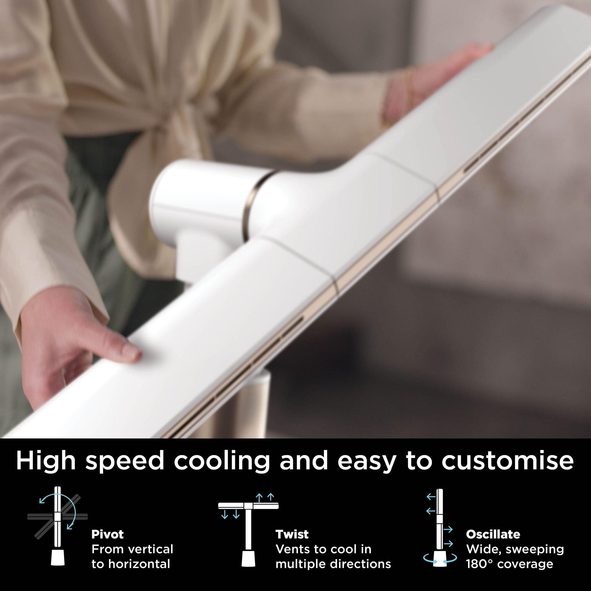 White - Shark - TurboBlade Multi-Directional Cooling Fan TF200SUKW - 14