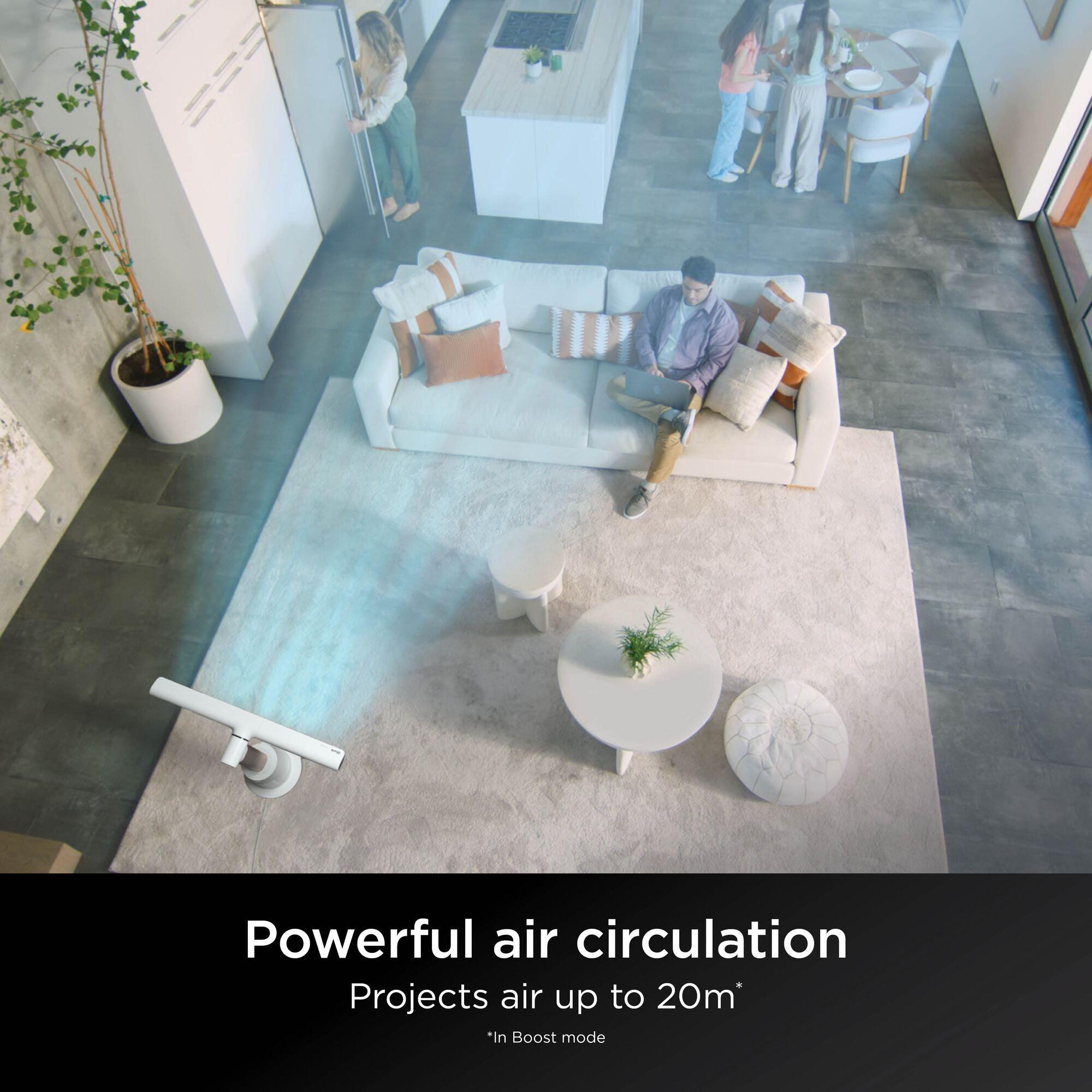 White - Shark - TurboBlade Multi-Directional Cooling Fan TF200SUKW - 4