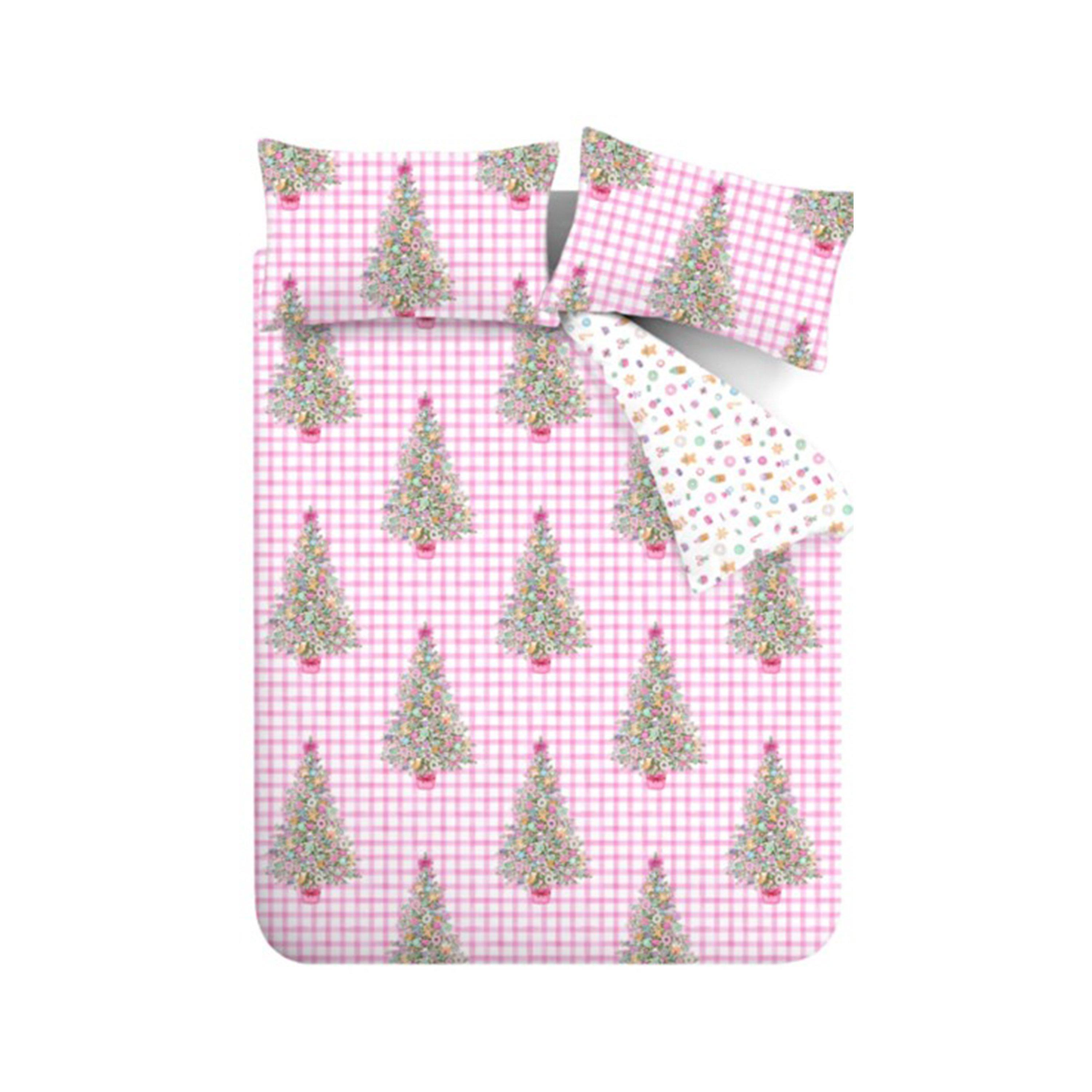 Pink - Catherine Lansfield - Christmas Sweets and Treats Duvet Cover Set - 5
