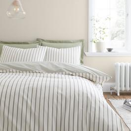 Bianca Hampton Stripe 200TC Reversible Duvet Cover Set