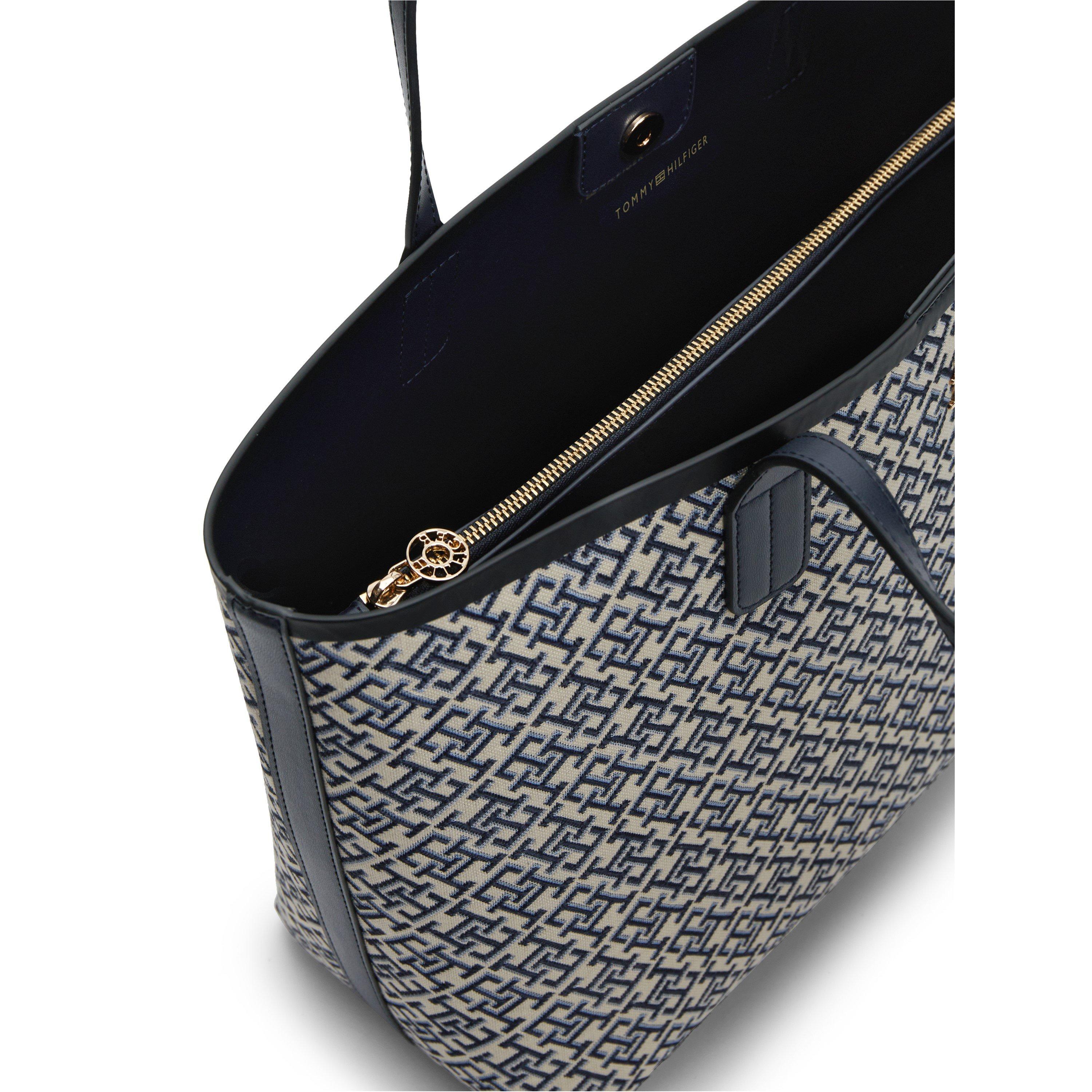 Blue Mono - Tommy Hilfiger - Women's Tote Bag - 4