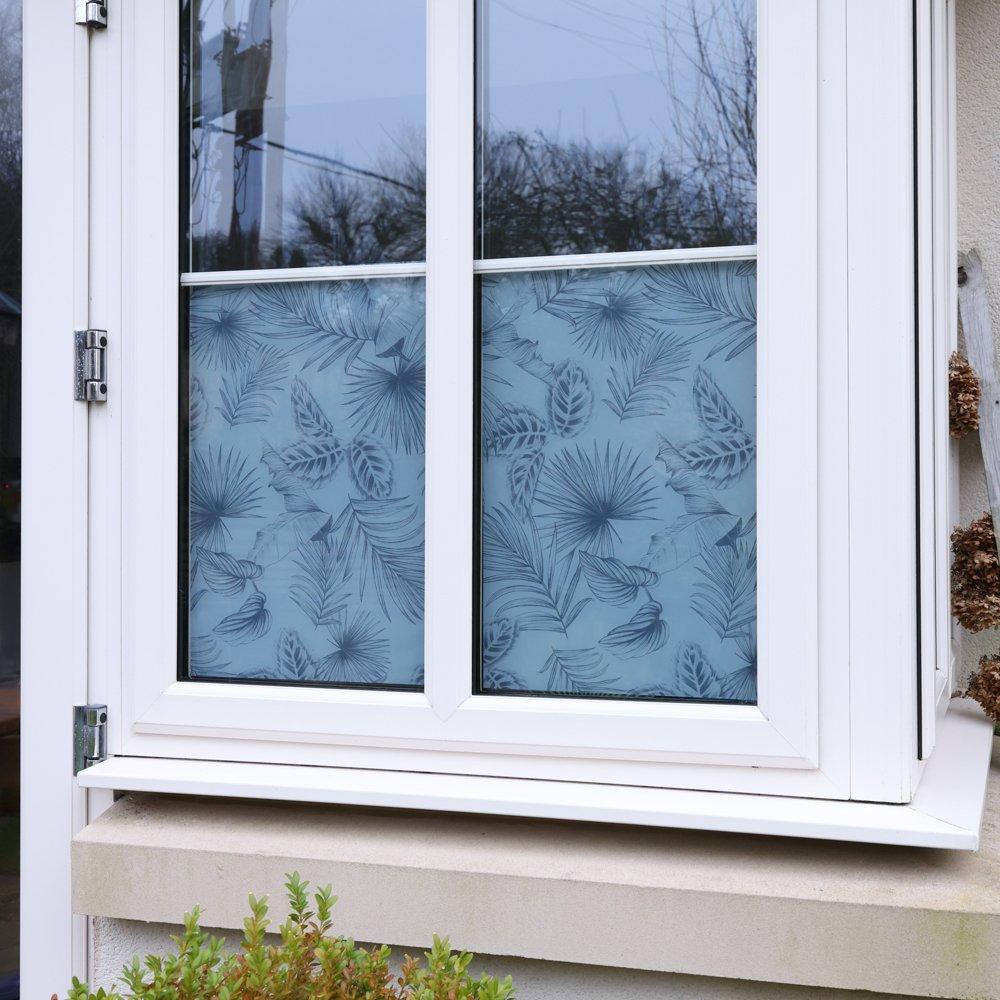 Frosted/Black - D C Fix - dc fix Botanicals Static Cling Window Film - 6