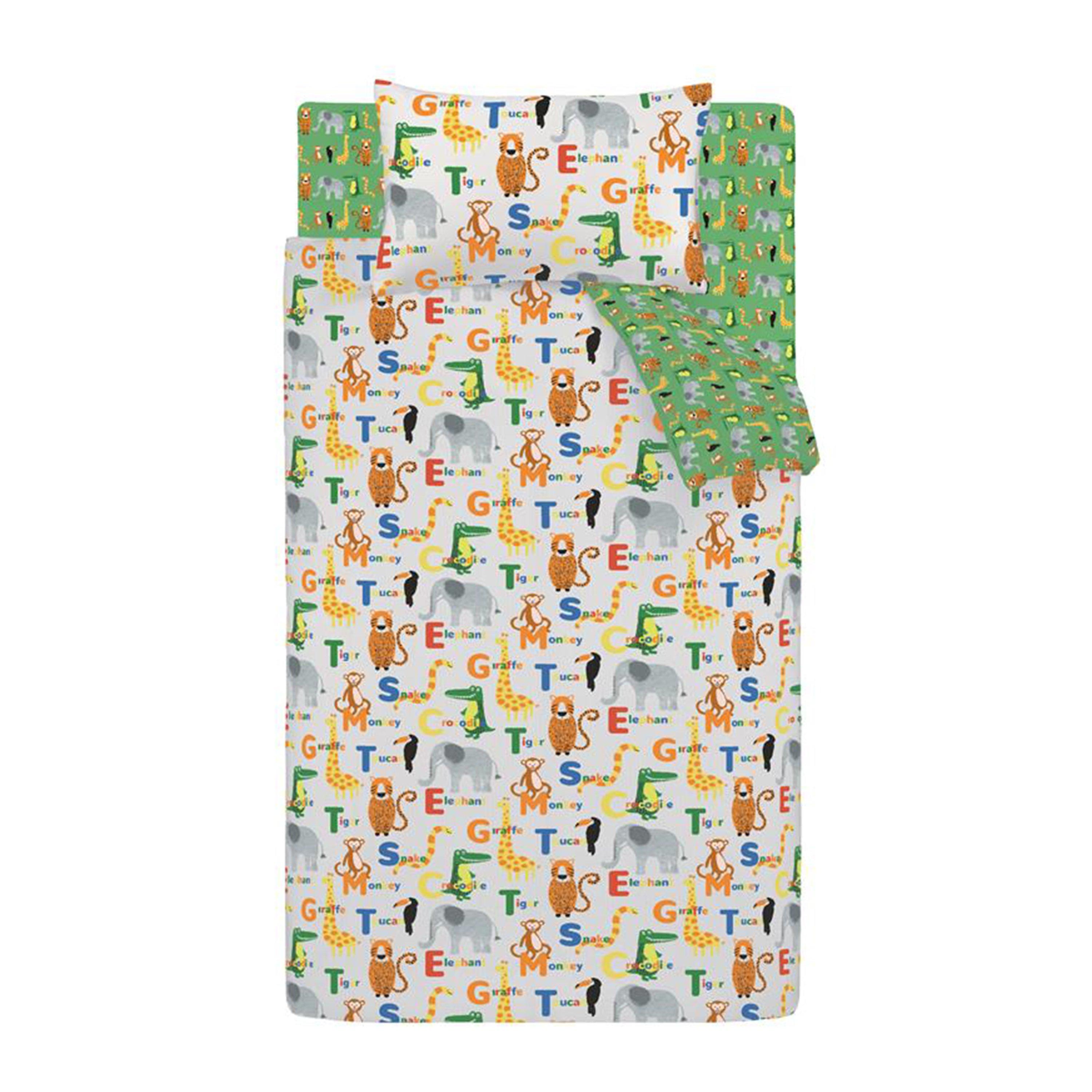 Natural - Catherine Lansfield - Animal Magic Reversible Duvet Cover Set - 5