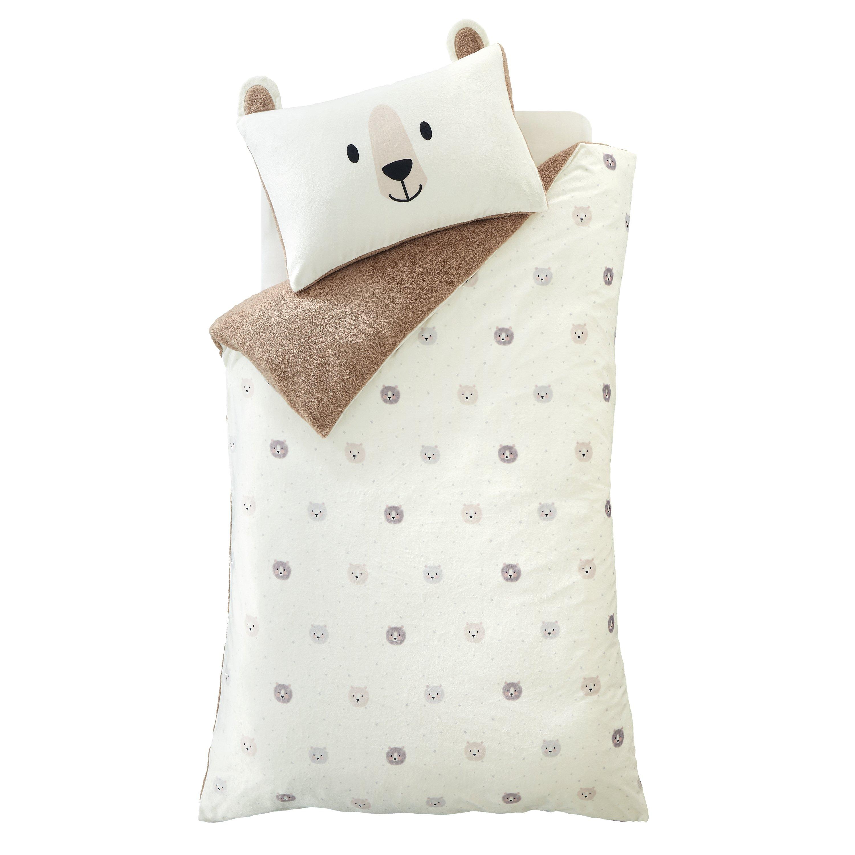 Natural - Catherine Lansfield - Cosy Bear So Soft Duvet Cover Set - 5