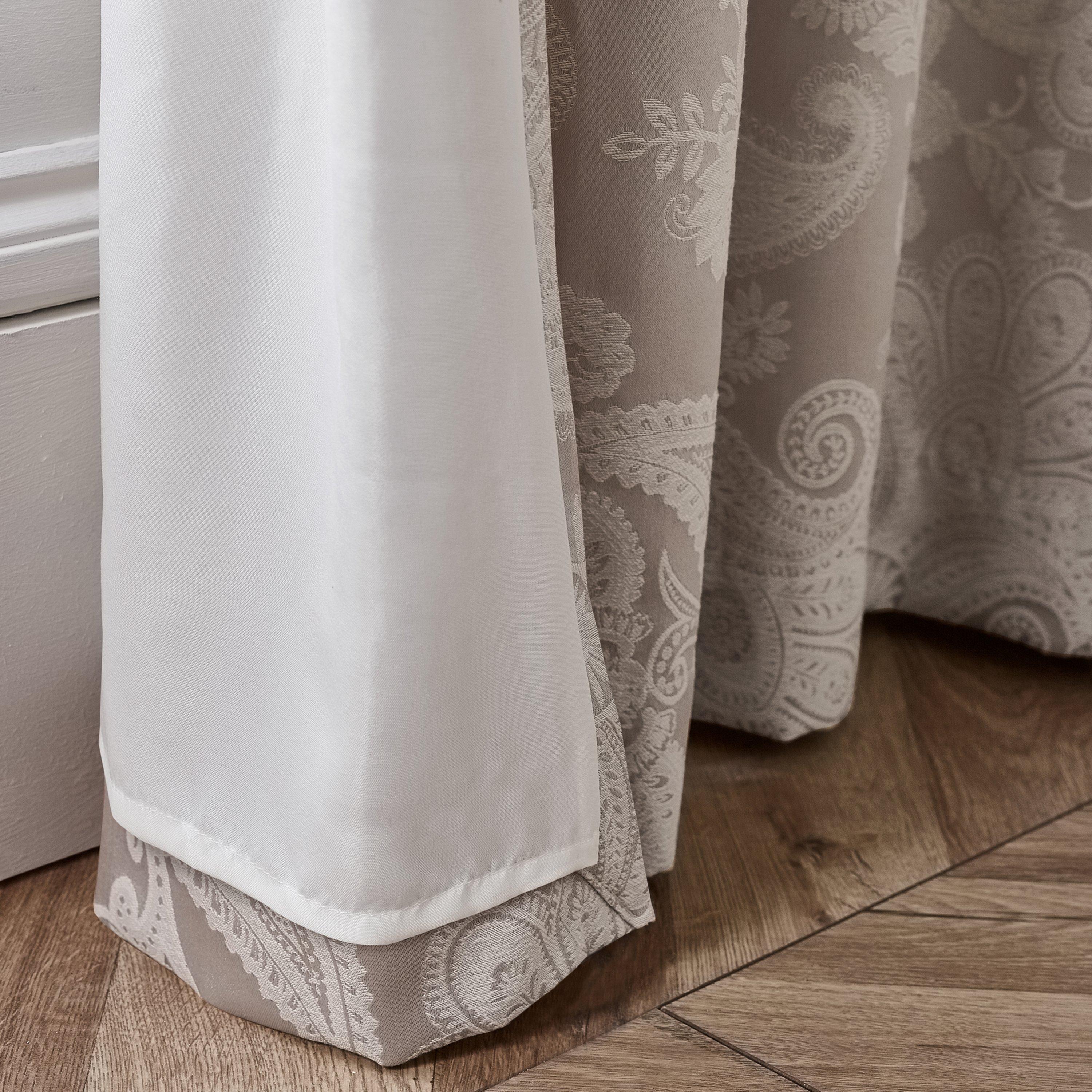 Champagne Gold - Catherine Lansfield - Opulent Jacquard Lined Eyelet Curtains - 4