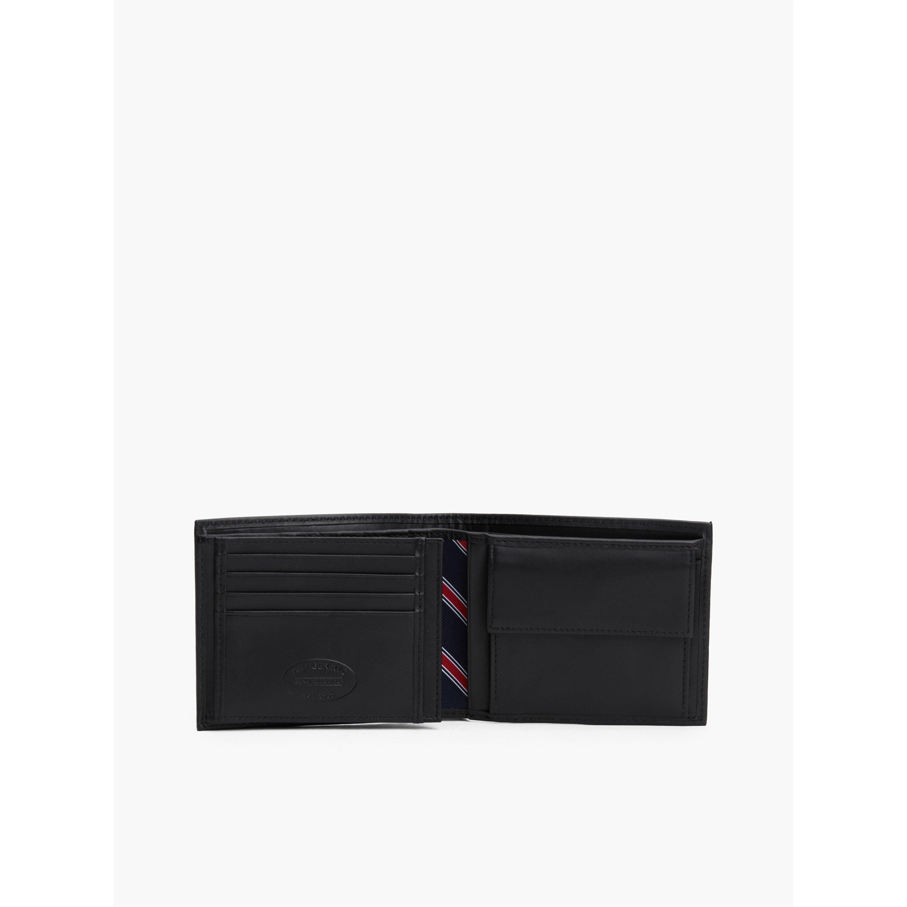 Black - Tommy Hilfiger - Eton Trifold Leather Wallet - 3