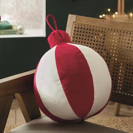Catherine Lansfield Christmas Bauble 3D Shaped Cushion
