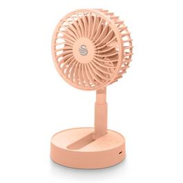 Swan SWAN Rechargeable Foldable Fan with 3 Speeds Pink