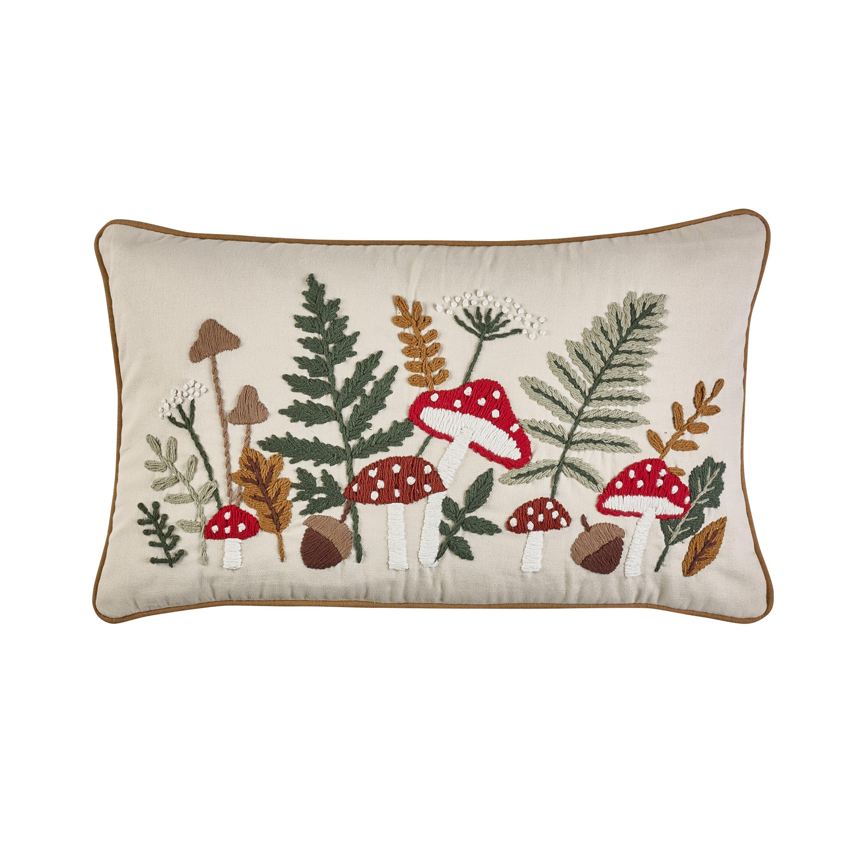 Natural - Catherine Lansfield - Embroidery Woodland Cushion - 4