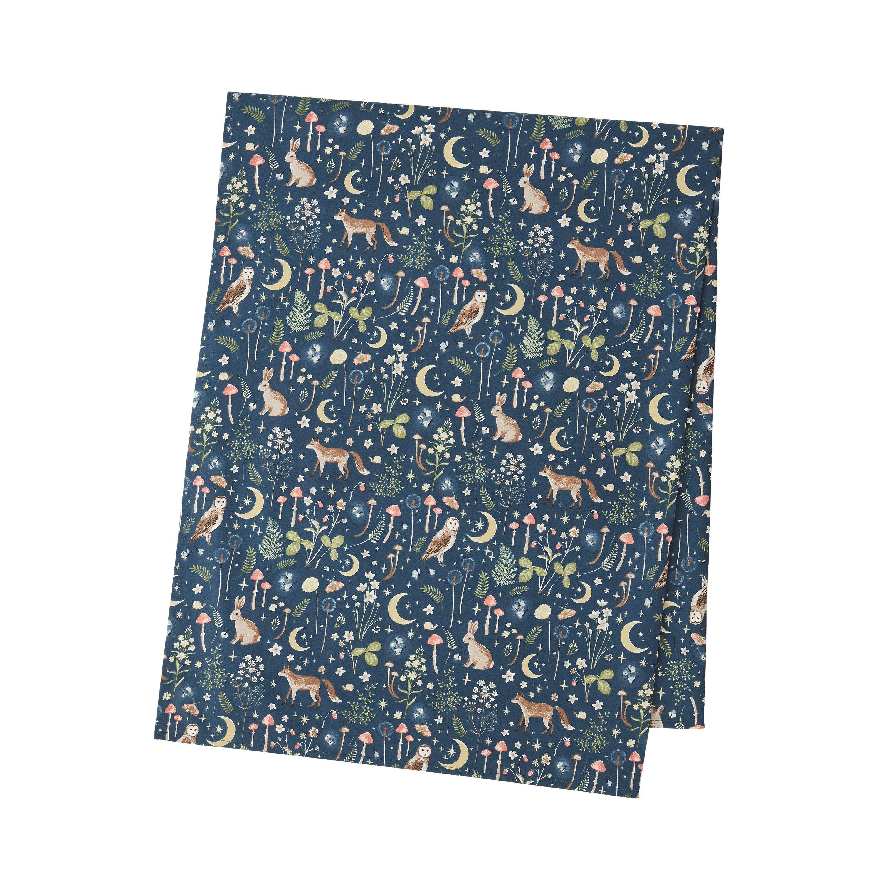 Navy Blue - Catherine Lansfield - Enchanted Twilight Cotton Table Cloth - 3