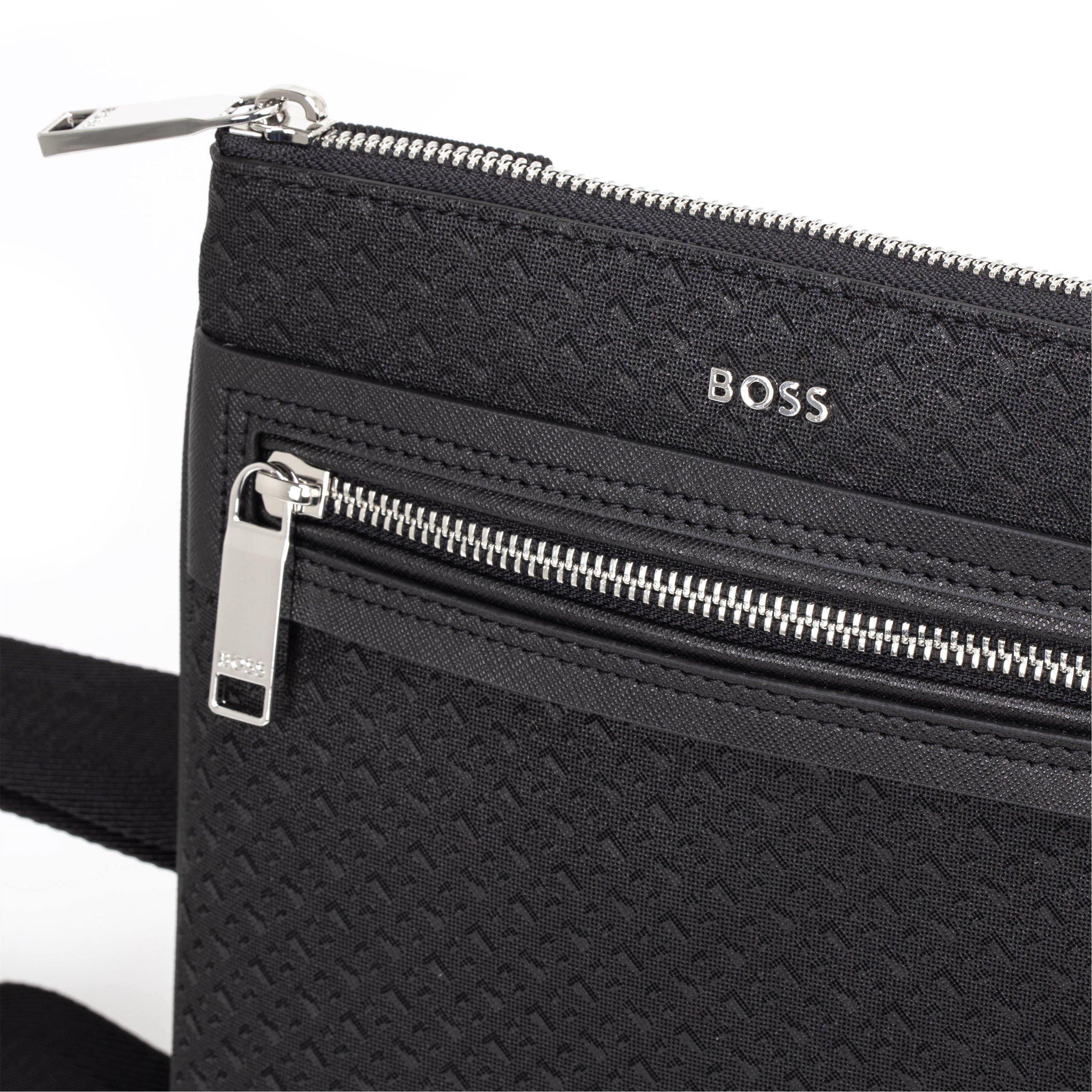 Black 002 - Boss - Daxter Messenger Bag - 3