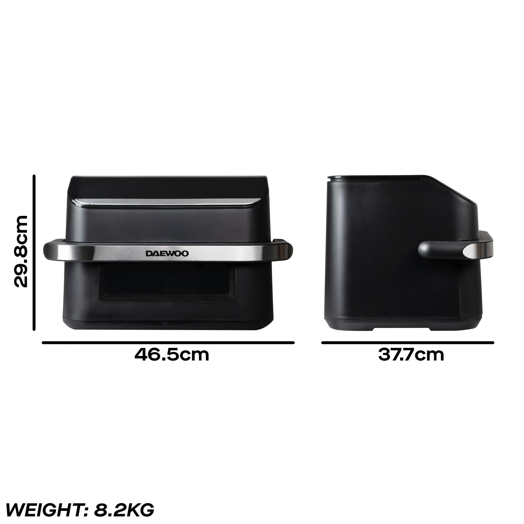 Black - Daewoo Electricals - 10L Mega Drawer Air Fryer - 7