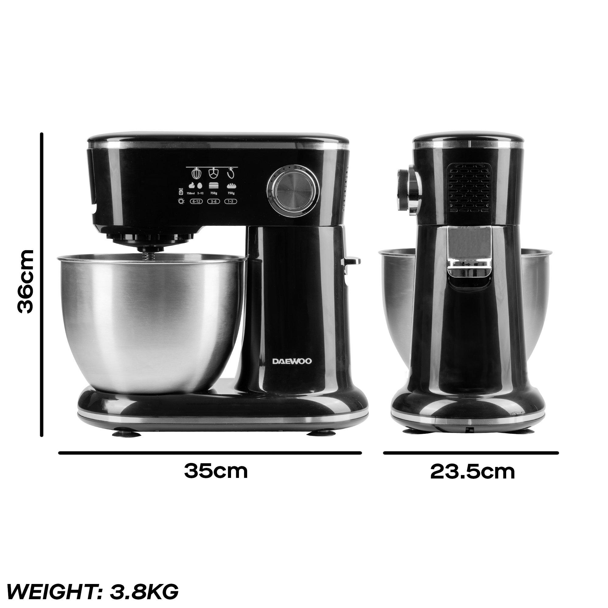 Black - Daewoo Electricals - 1000W 5L STAND MIXER - 4