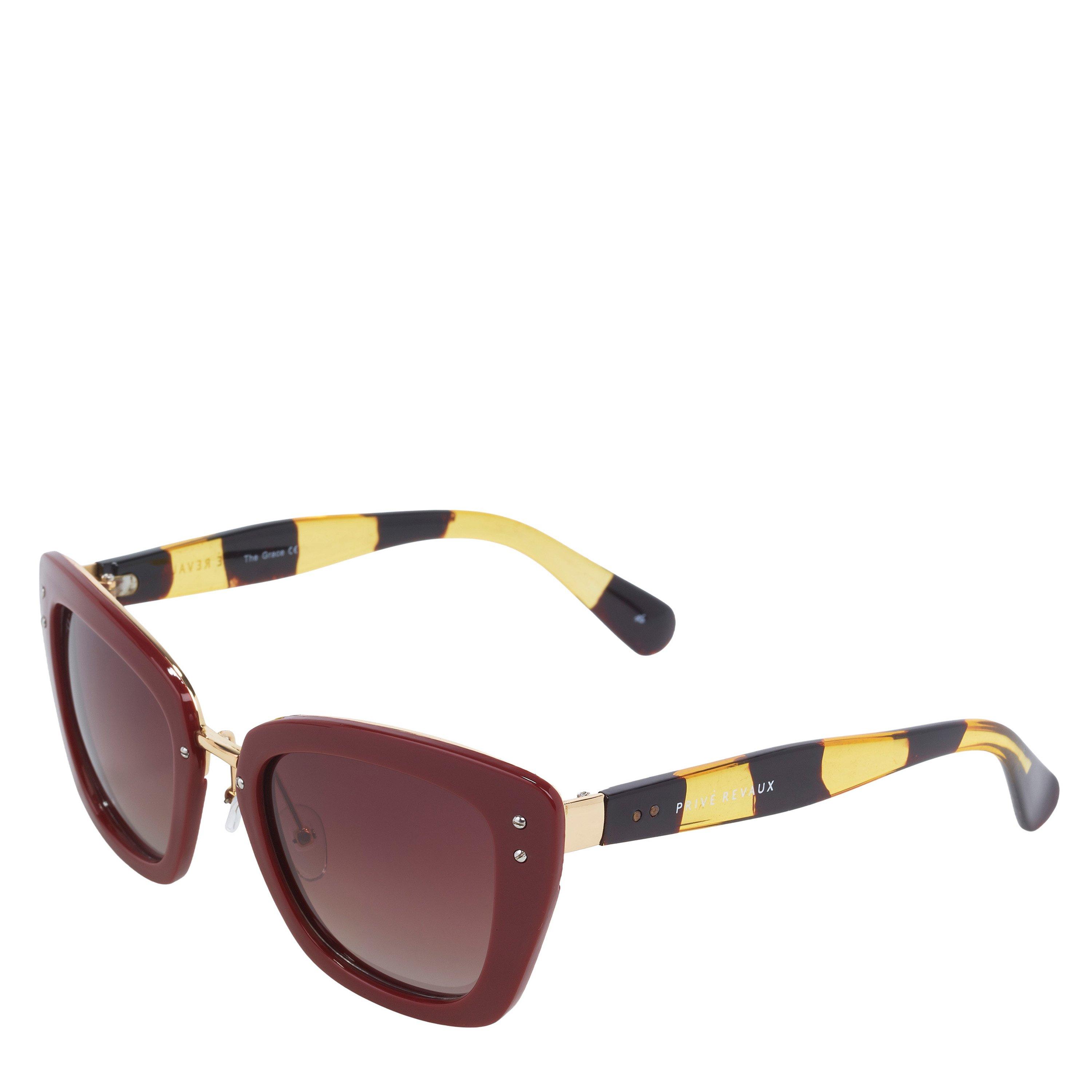 Prive Revaux  Adults The Grace Cat Eye Sunglasses - Brown