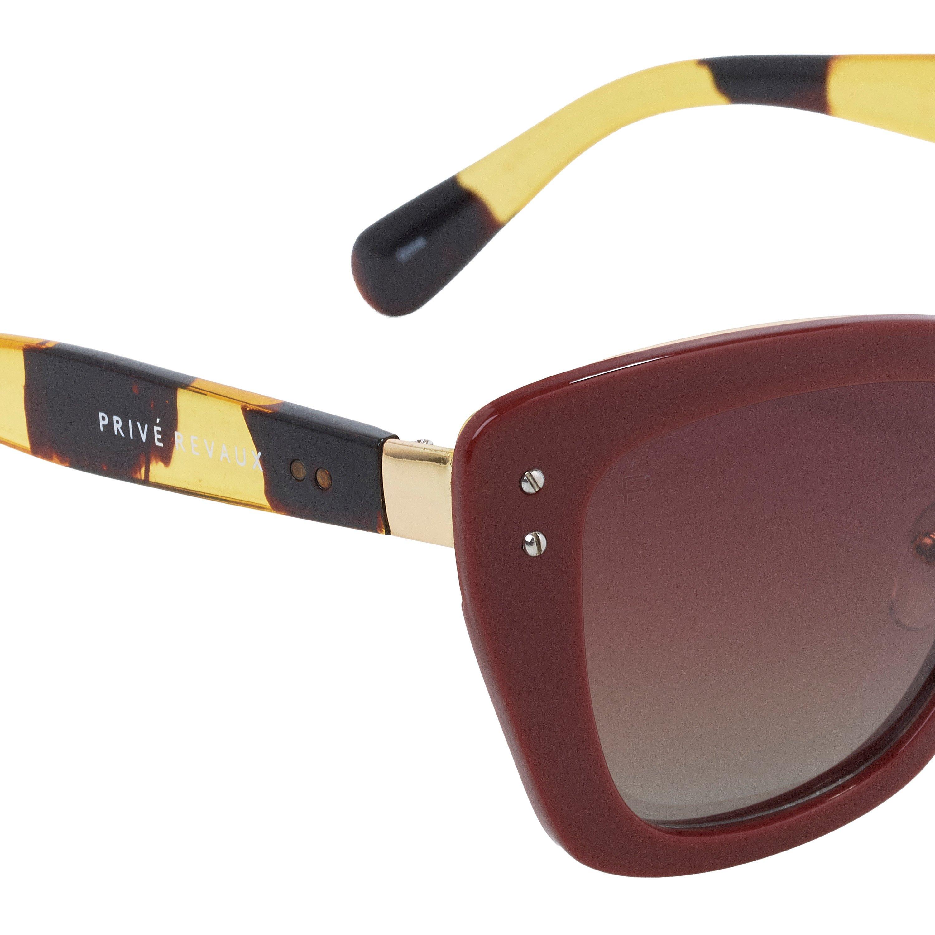 Brown - Prive Revaux - Adults The Grace Cat Eye Sunglasses - 3