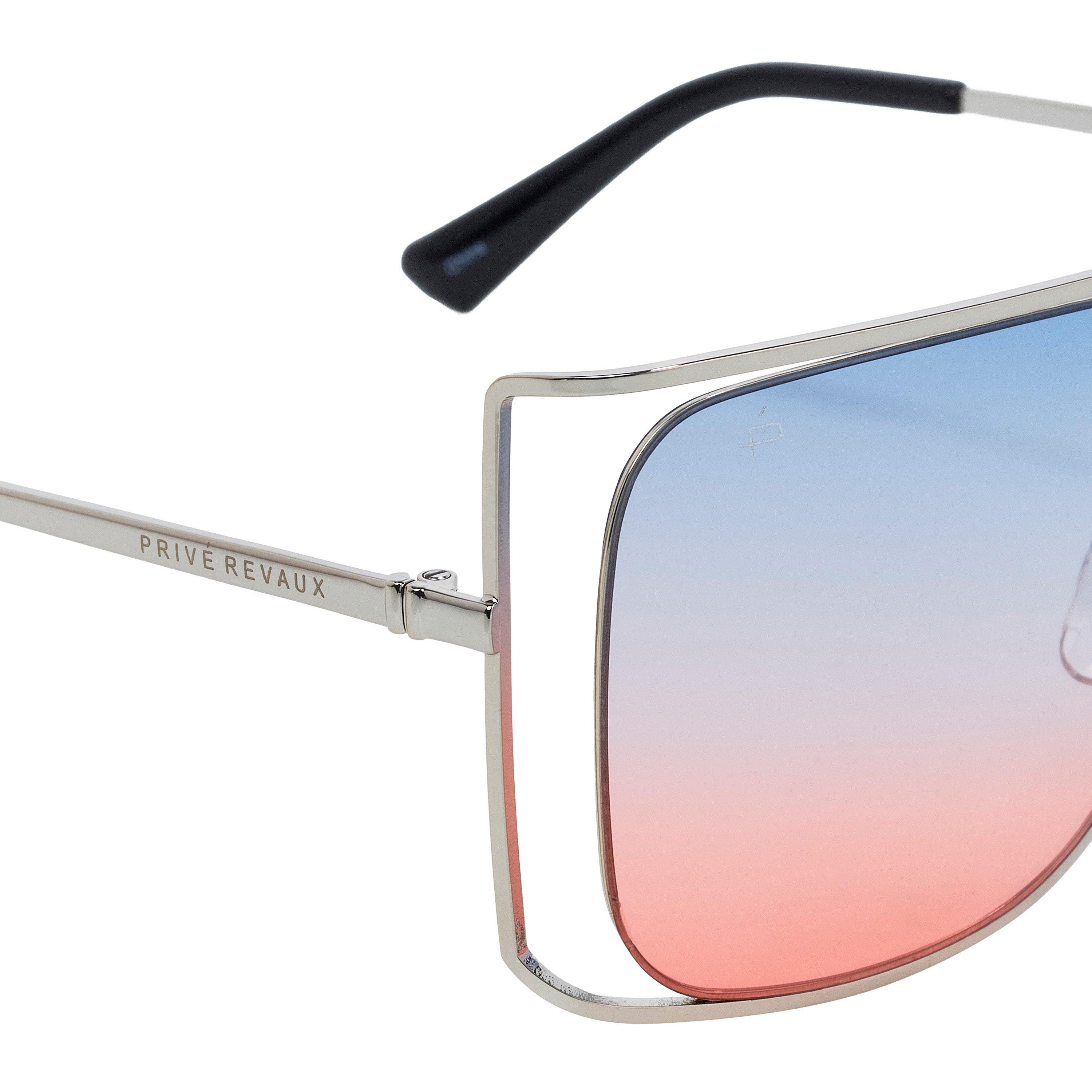 Silver - Prive Revaux - Adults The Jagger Rectangle Sunglasses - 3