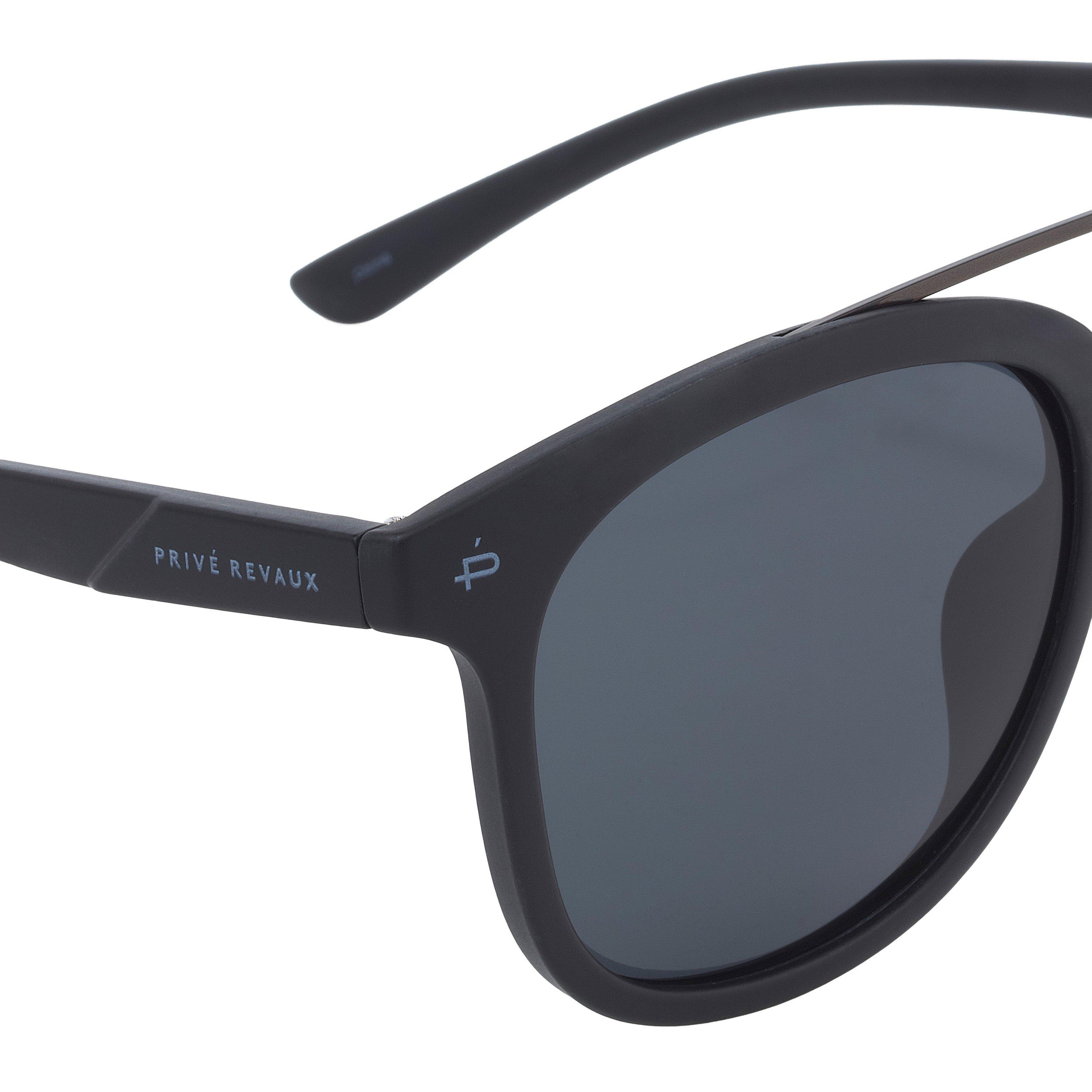 Black - Prive Revaux - Adults The Judge Rectangle Sunglasses - 3