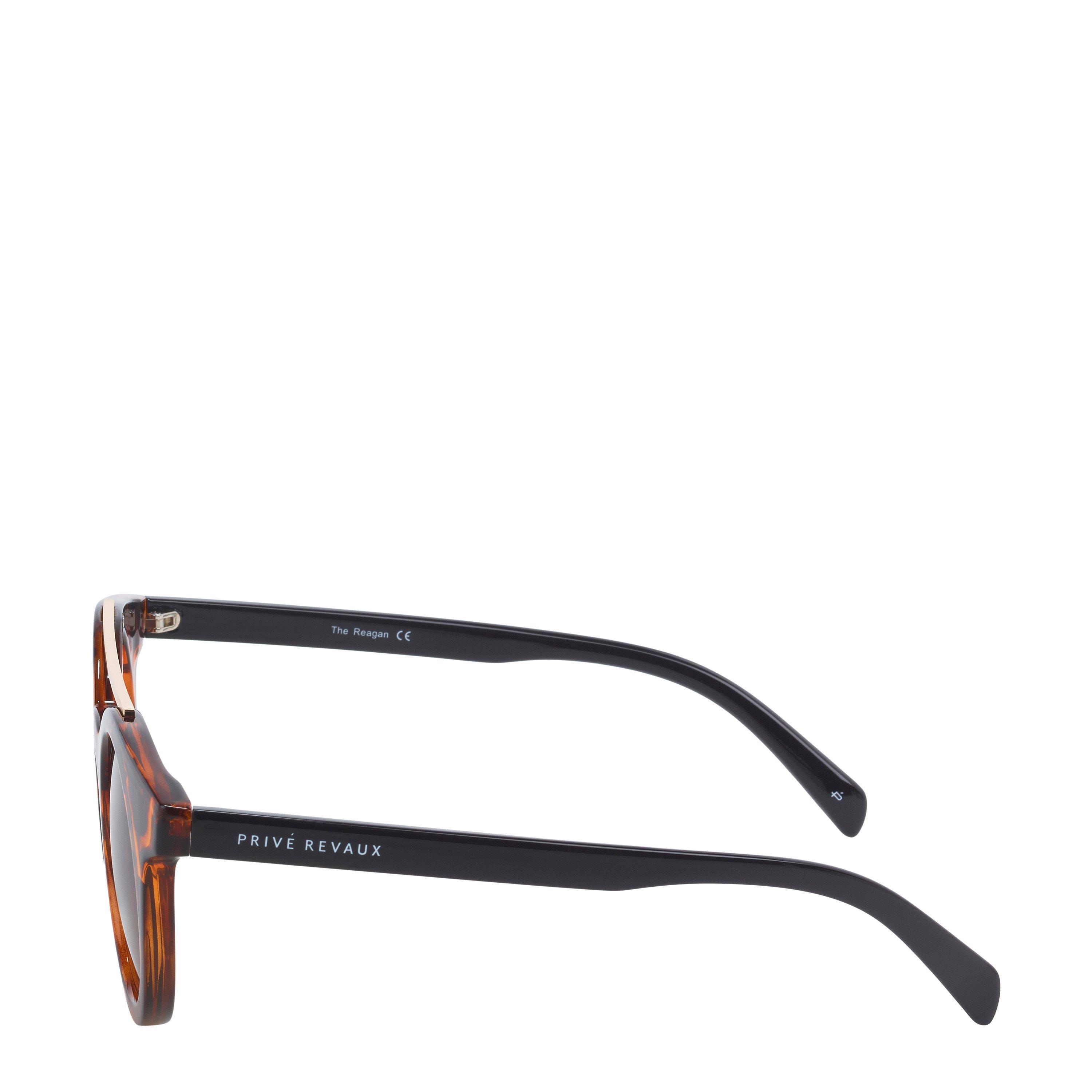 Brown - Prive Revaux - Adults Reagan Round Sunglasses - 2