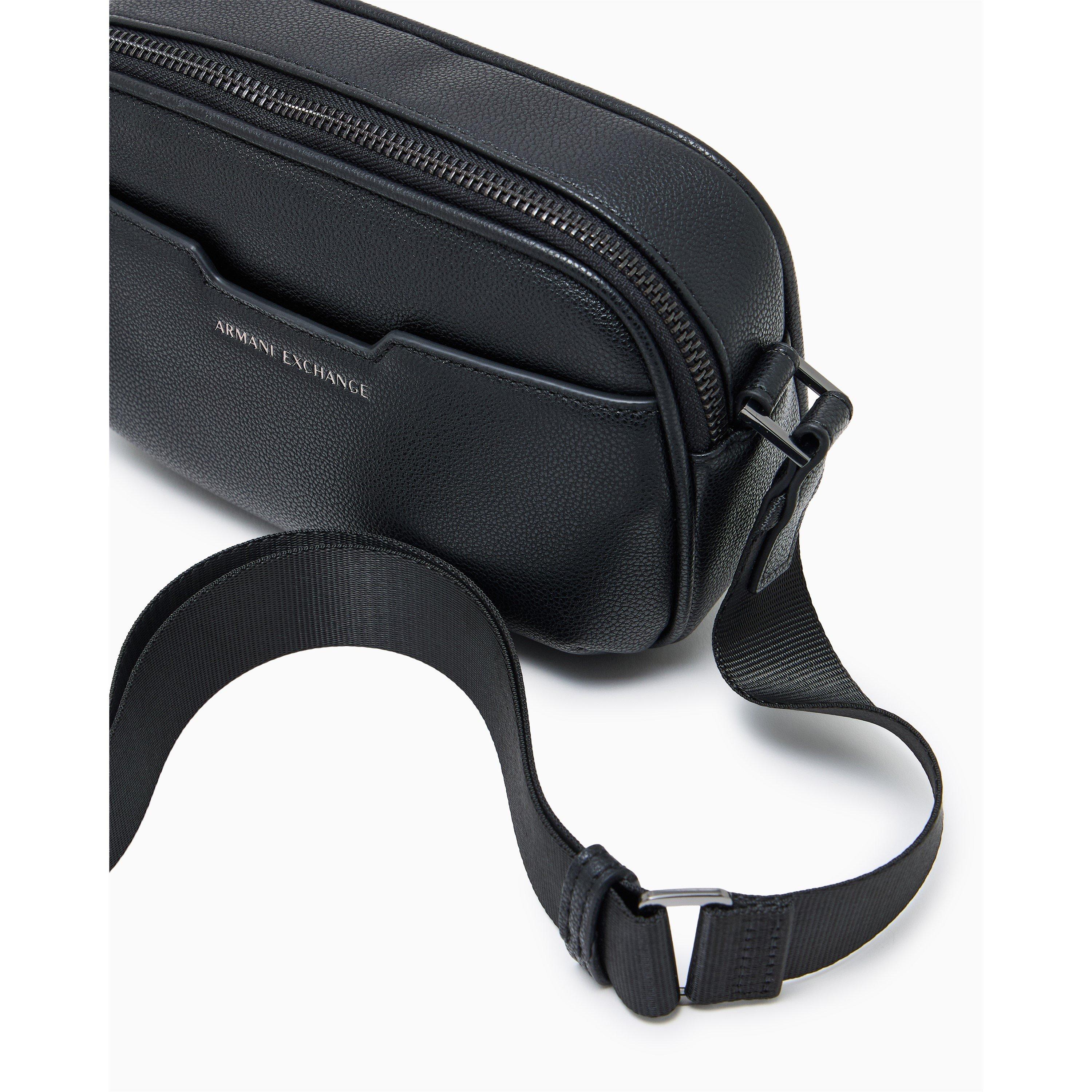 Black - Armani Exchange - Men's Cross Body Bag - 4