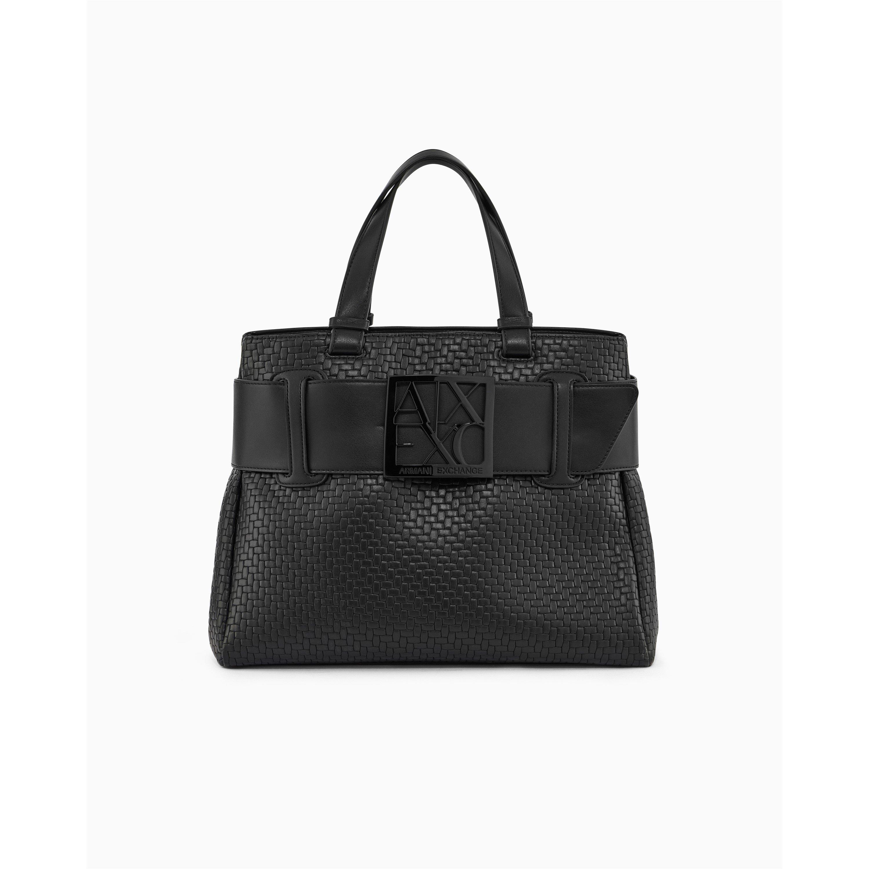 Armani Exchange Women's Shopping Bag - Black