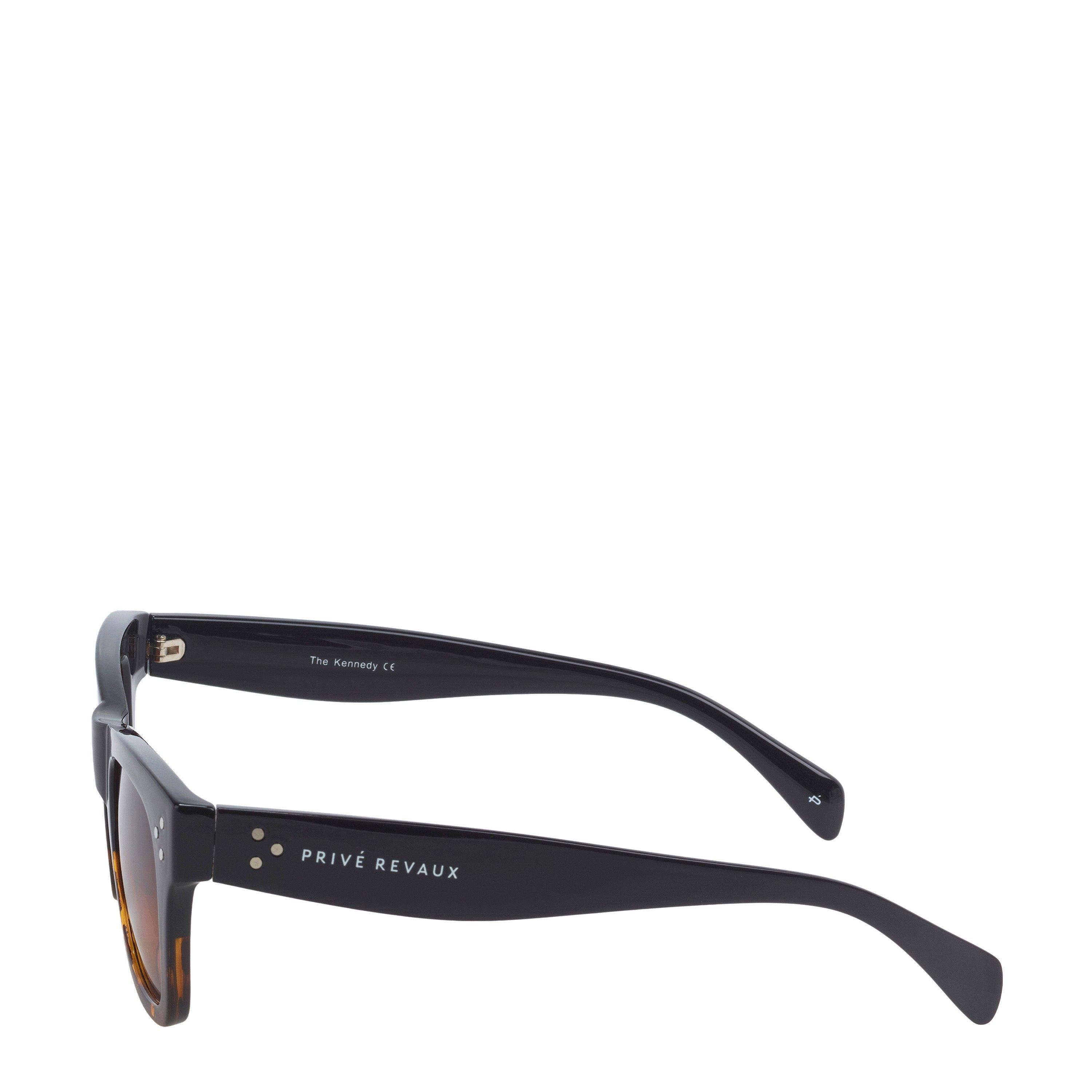 Brun - Prive Revaux - Adults Kennedy Rectangle Sunglasses - 2