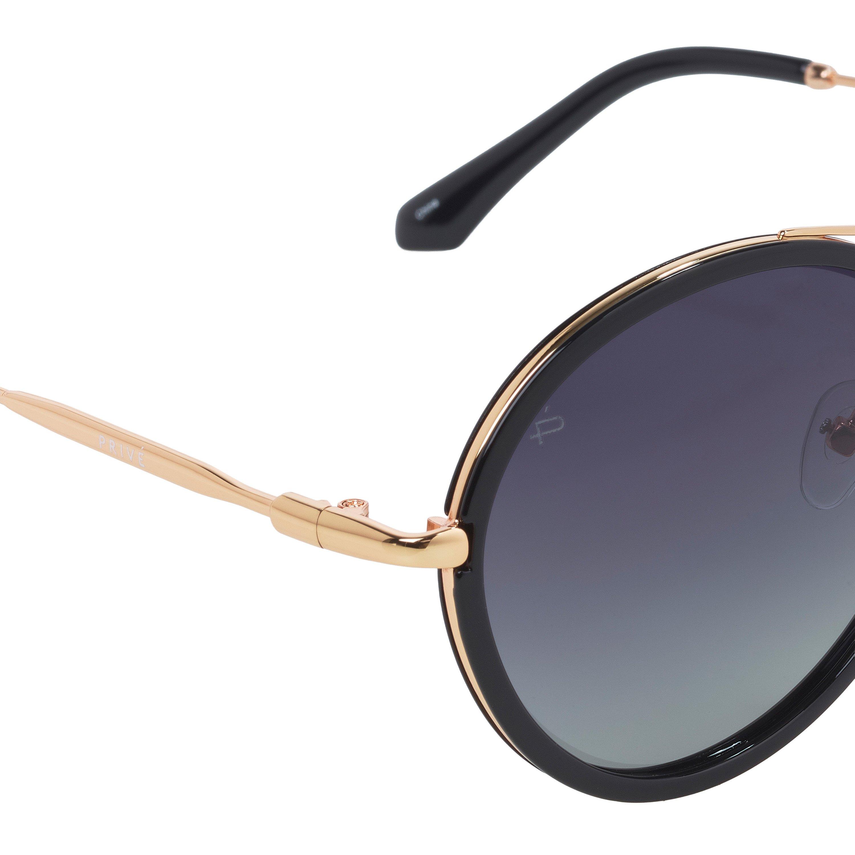Guld - Prive Revaux - Mogul Rectangle Sunglasses - 3