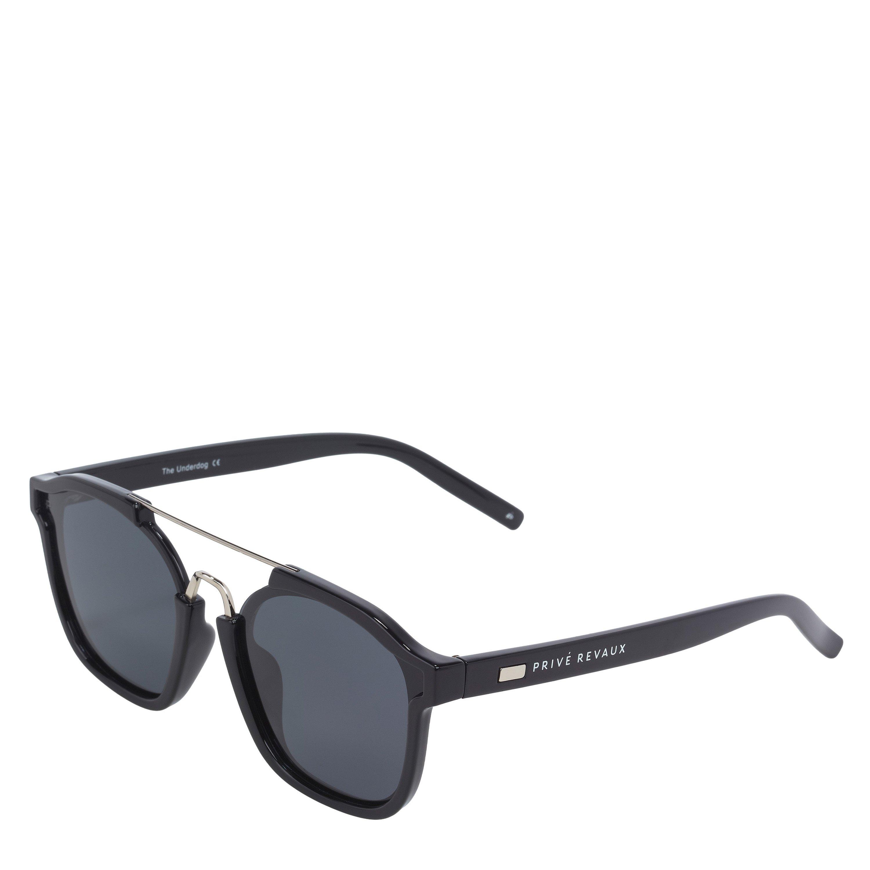 Prive Revaux  Adults The Underdog Oval Sunglasses - Black