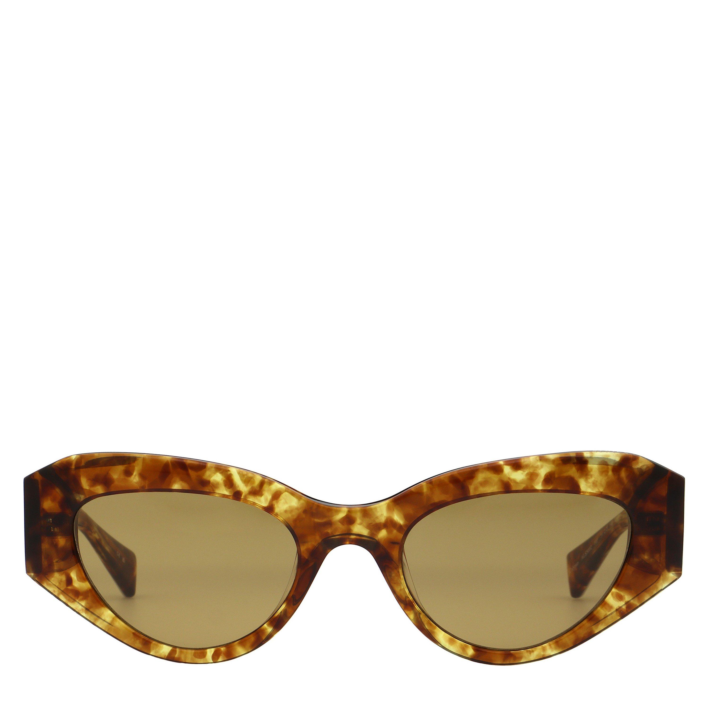 Allsaints Women's Calypso Angular Uv Protection Cat Eye Sunglasses - Amber Tort