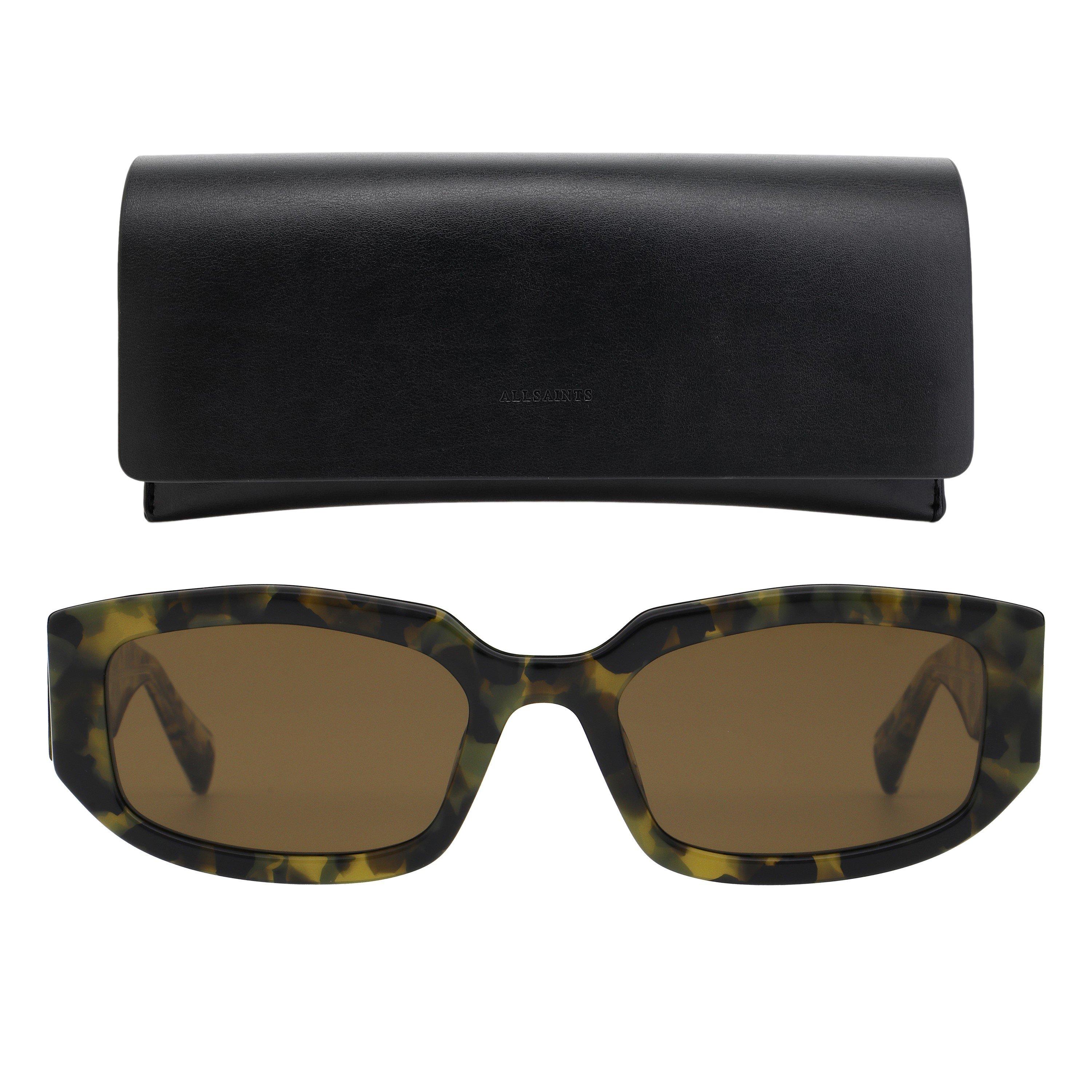 Camo Tort - AllSaints - Unisex Adults Arlon Rectangle Sunglasses - 4