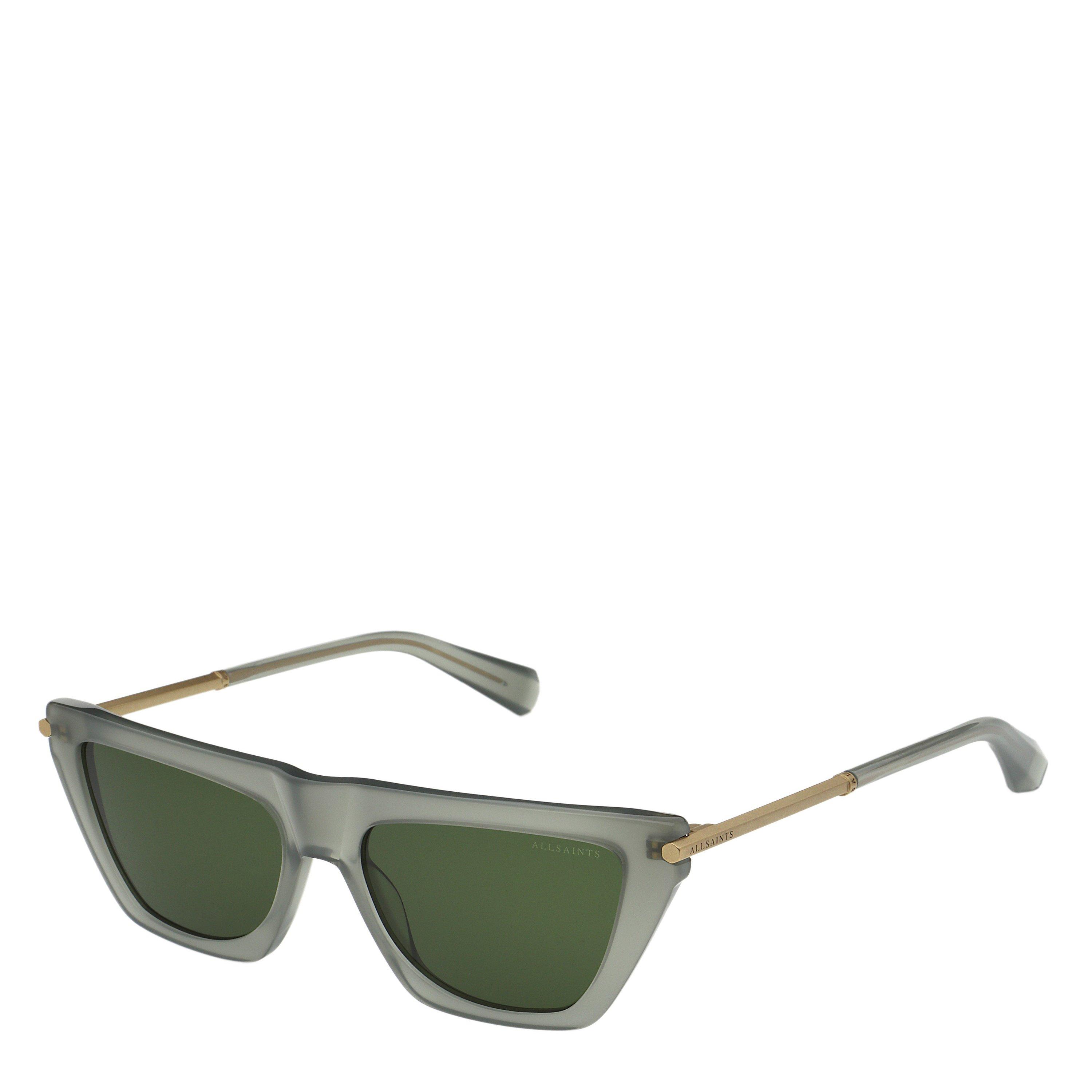 Grey Khaki - AllSaints - Women's Minka Angular Frame Cat Eye Sunglasses - 2