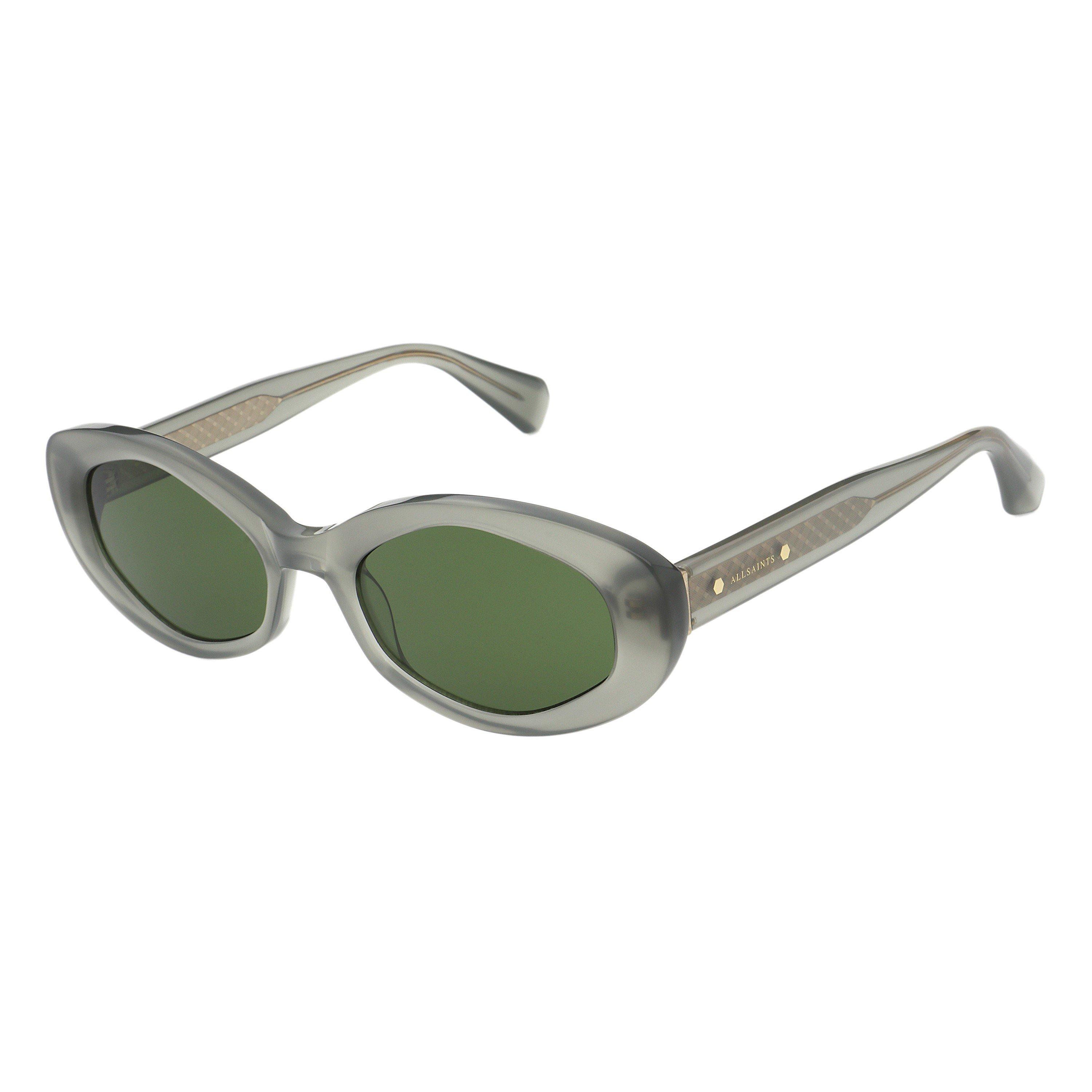 Grey Khaki - AllSaints - Women's Carolyn UV Protection Oval Sunglasses - 2