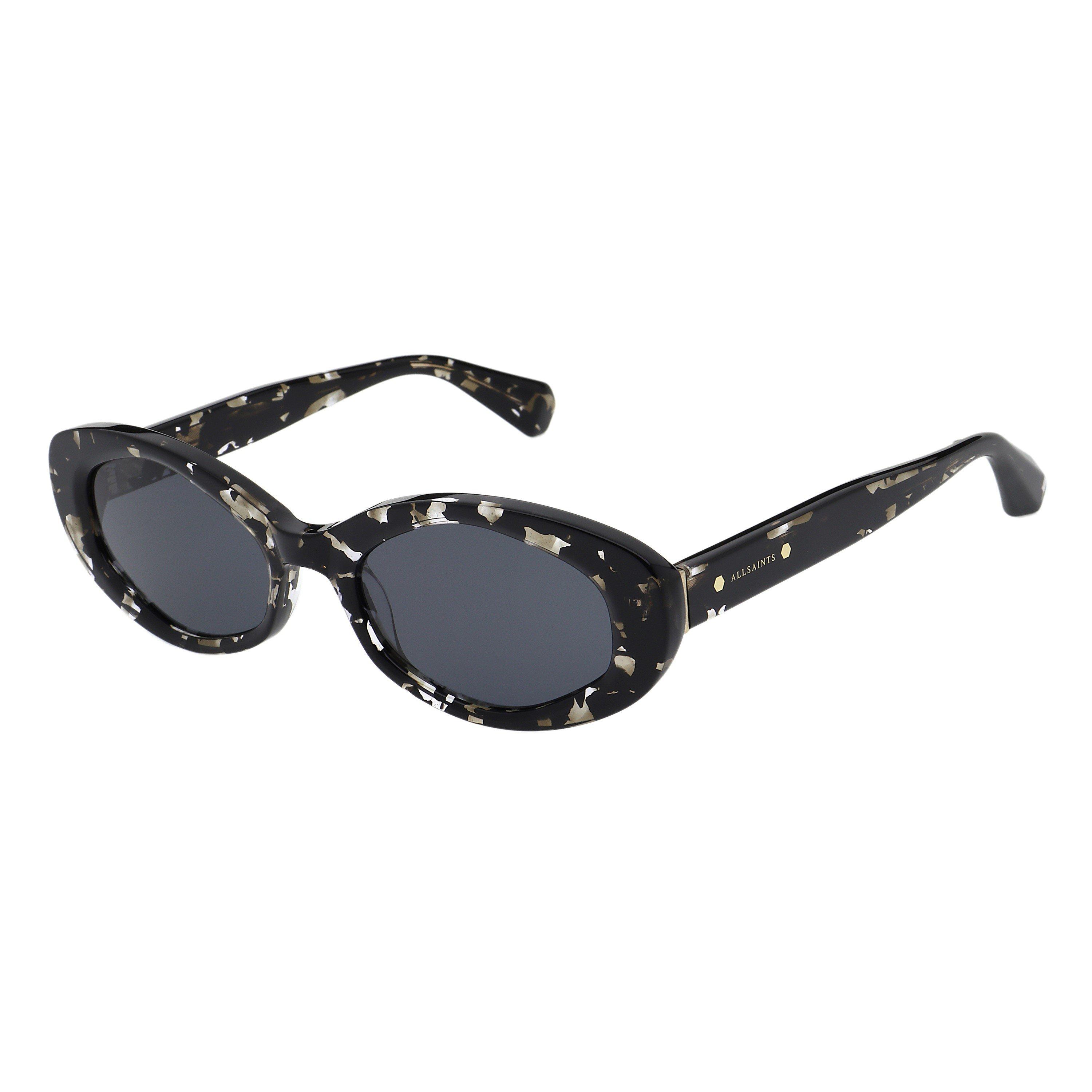 Black Tort - AllSaints - Women's All Carolyn Oval Sunglasses - 2