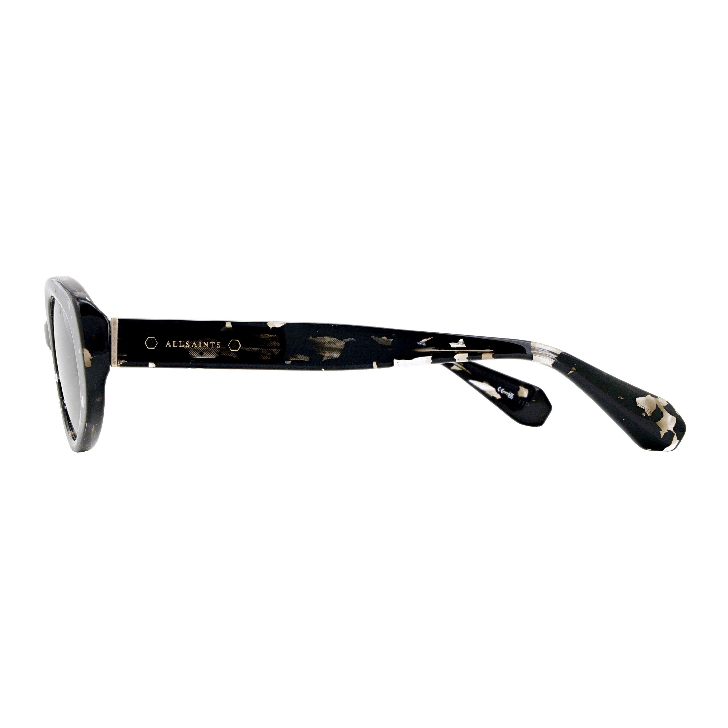 Black Tort - AllSaints - Women's All Carolyn Oval Sunglasses - 3